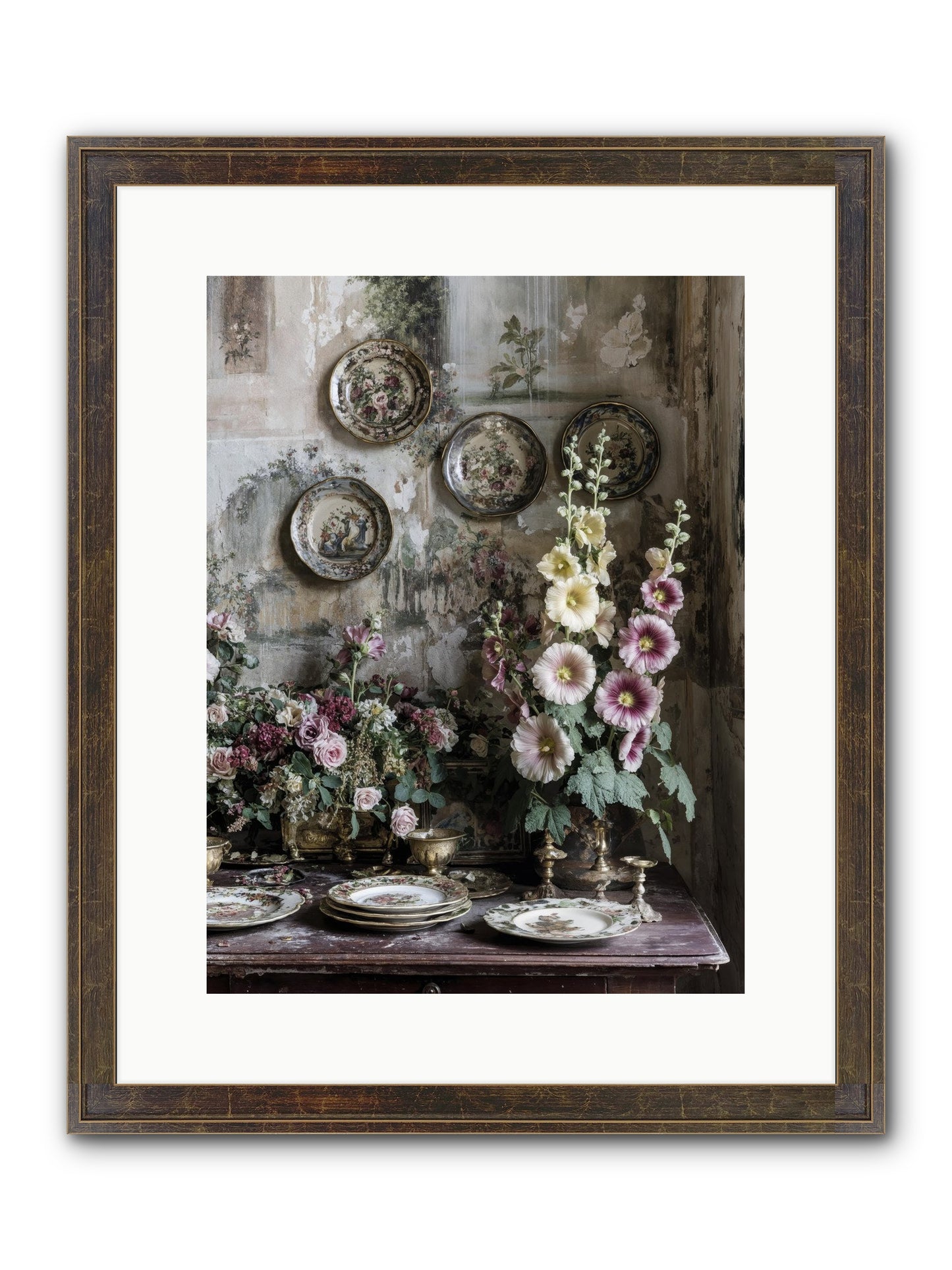 Lucille Framed Print - Slimwoods Black/Gold 12x16