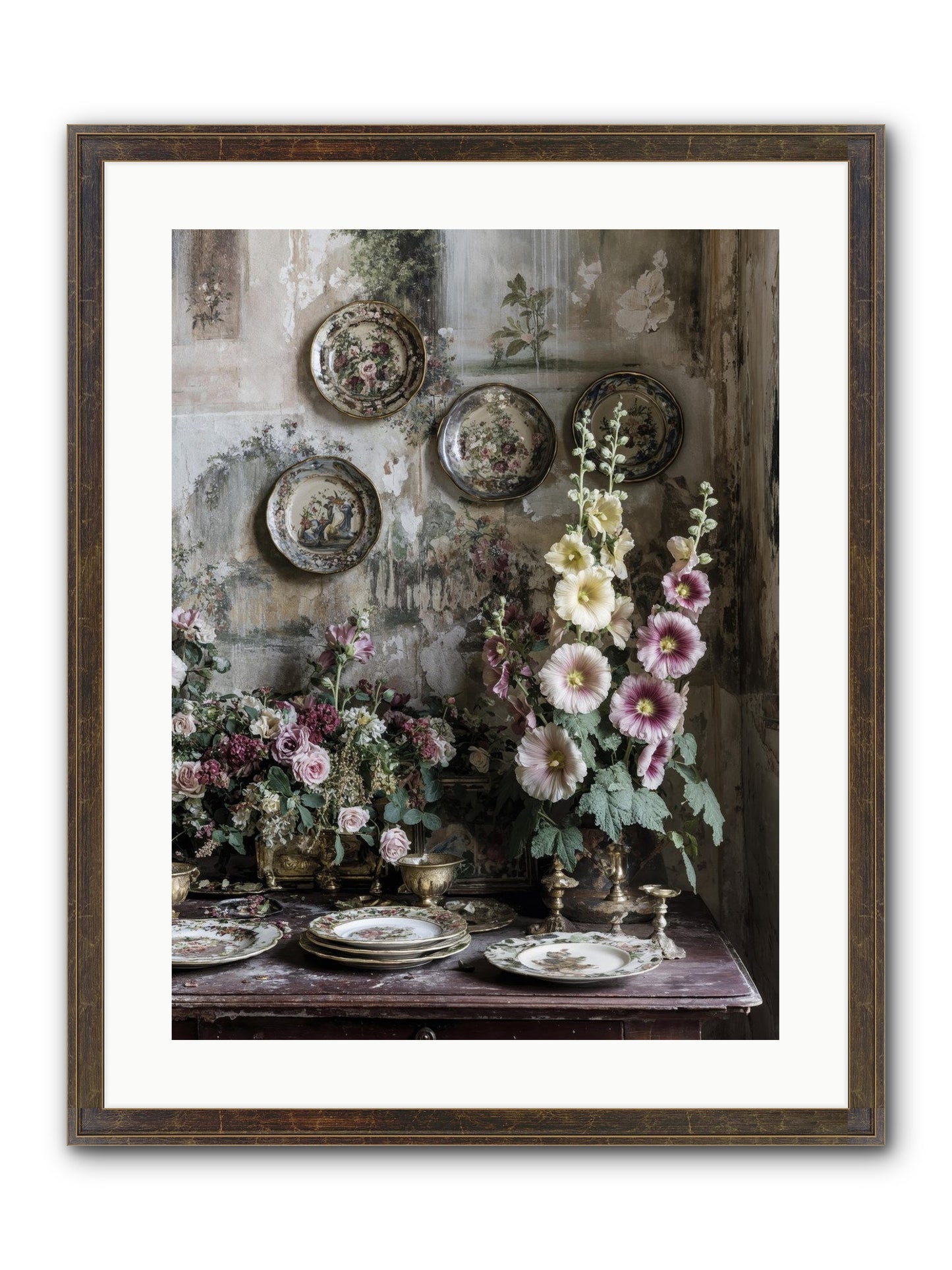 Lucille Framed Print - Slimwoods Black/Gold 18x24
