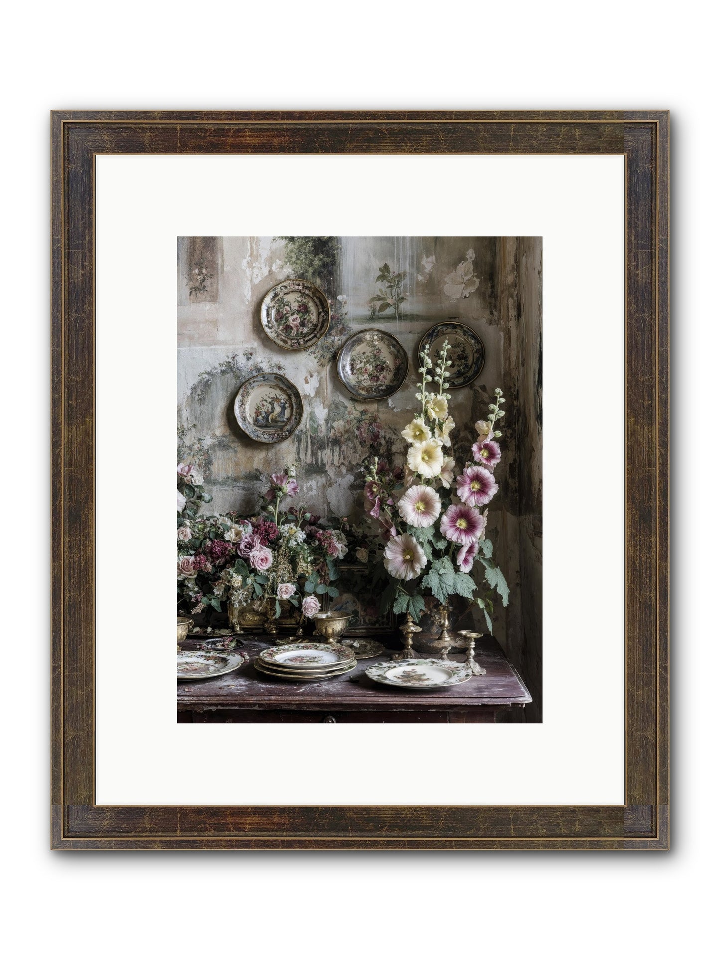 Lucille Framed Print - Slimwoods Black/Gold 9x12