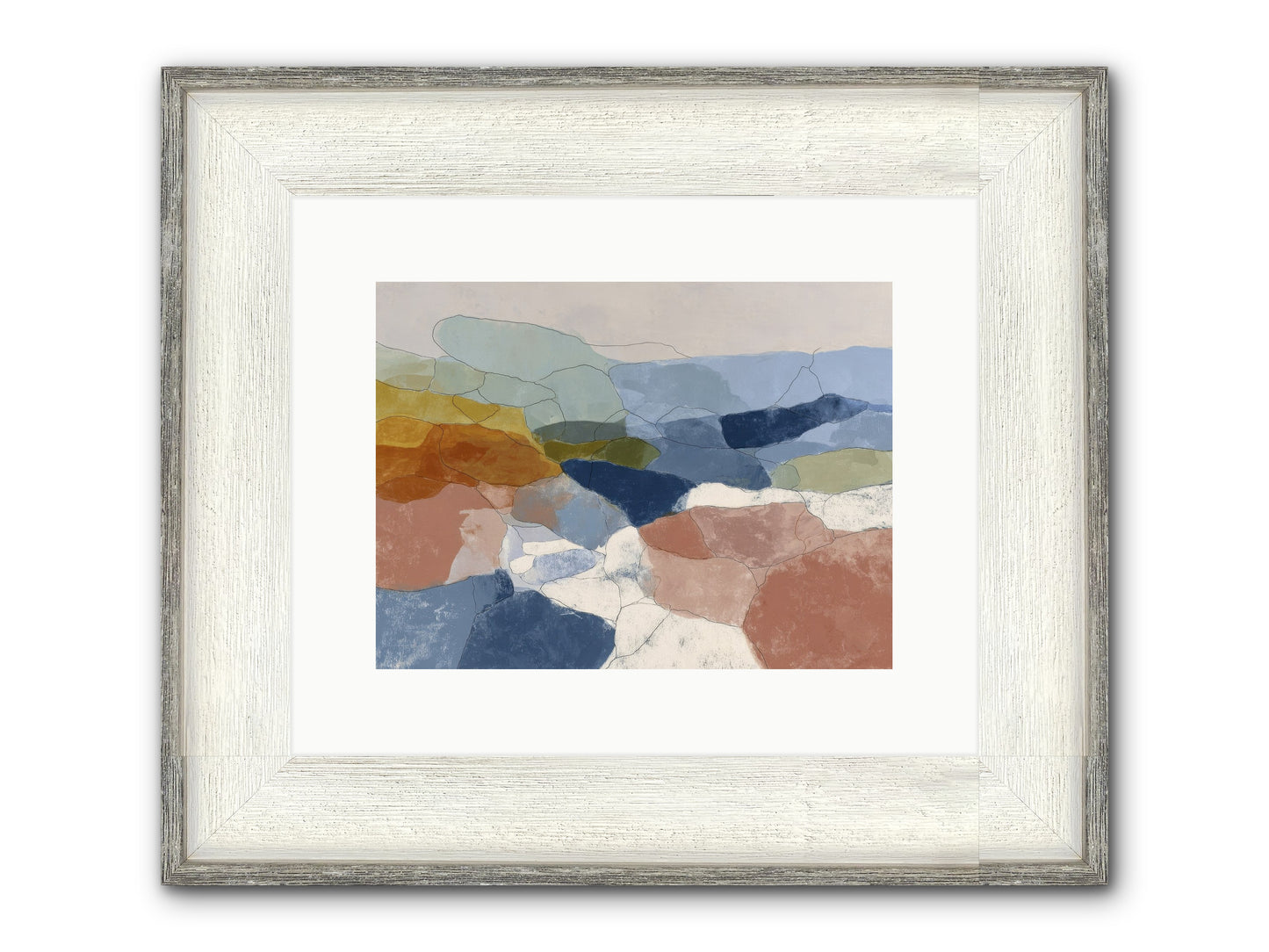 Lumenary Framed Print - Driftwood White 12x9