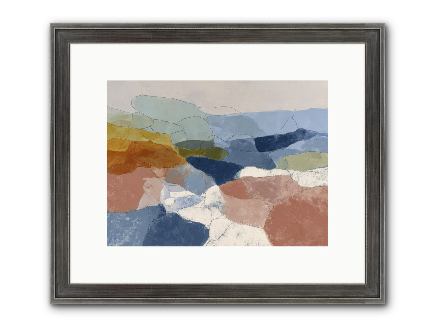 Lumenary Framed Print - Slimwoods Black/Silver 12x9
