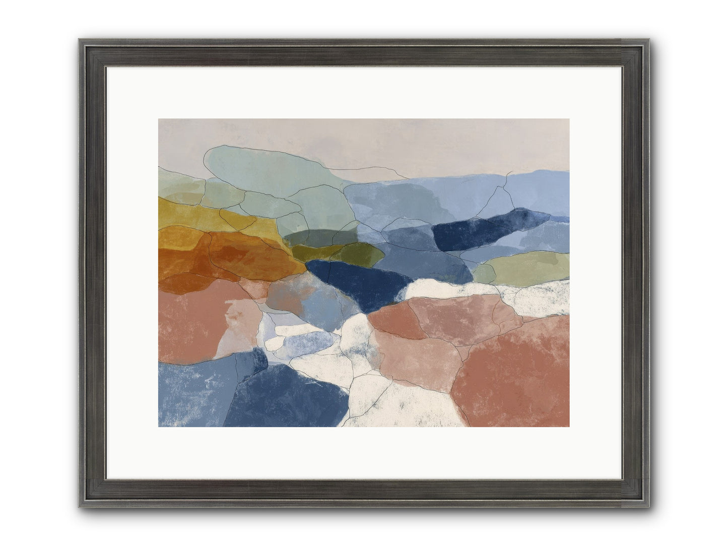 Lumenary Framed Print - Slimwoods Black/Silver 16x12