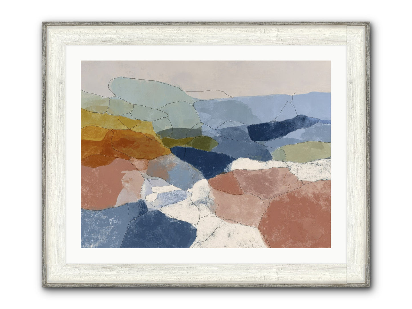 Lumenary Framed Print - Driftwood White 32x24
