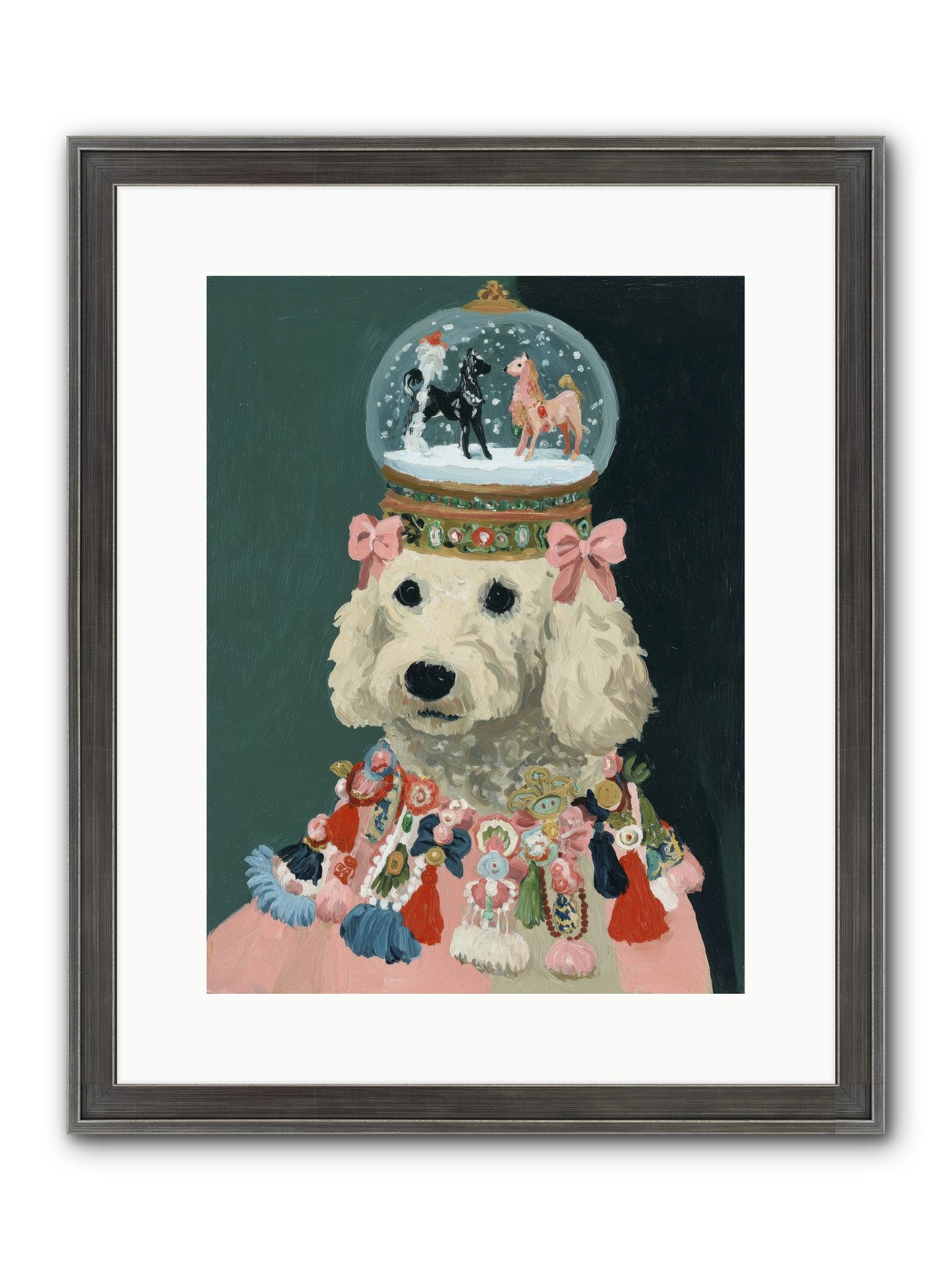 Luminescent Joy Framed Print - Slimwoods Black/Silver 12x16