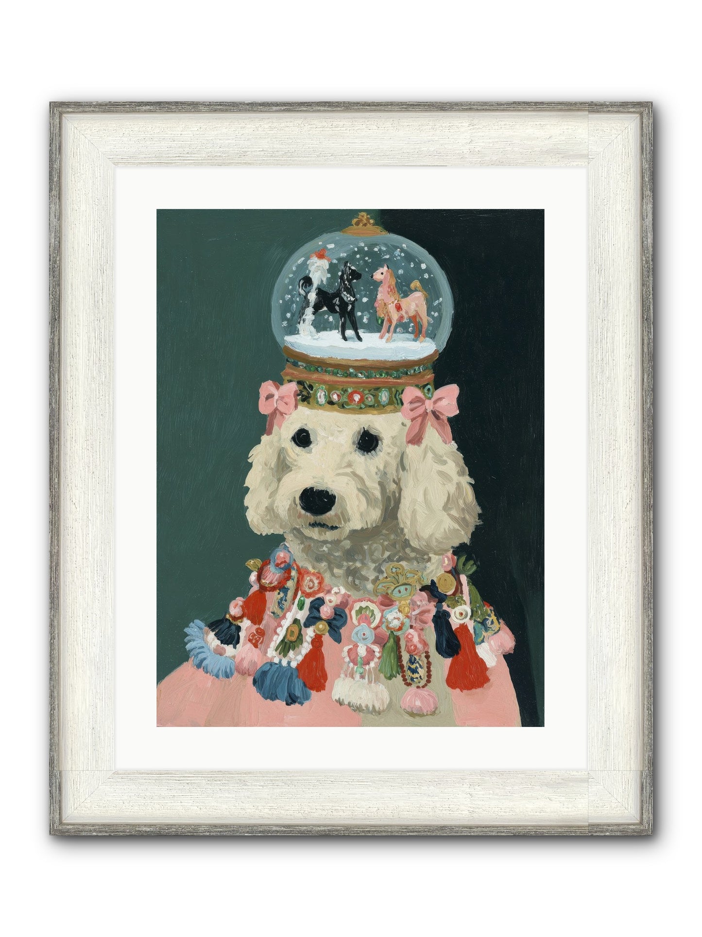 Luminescent Joy Framed Print - Driftwood White 18x24
