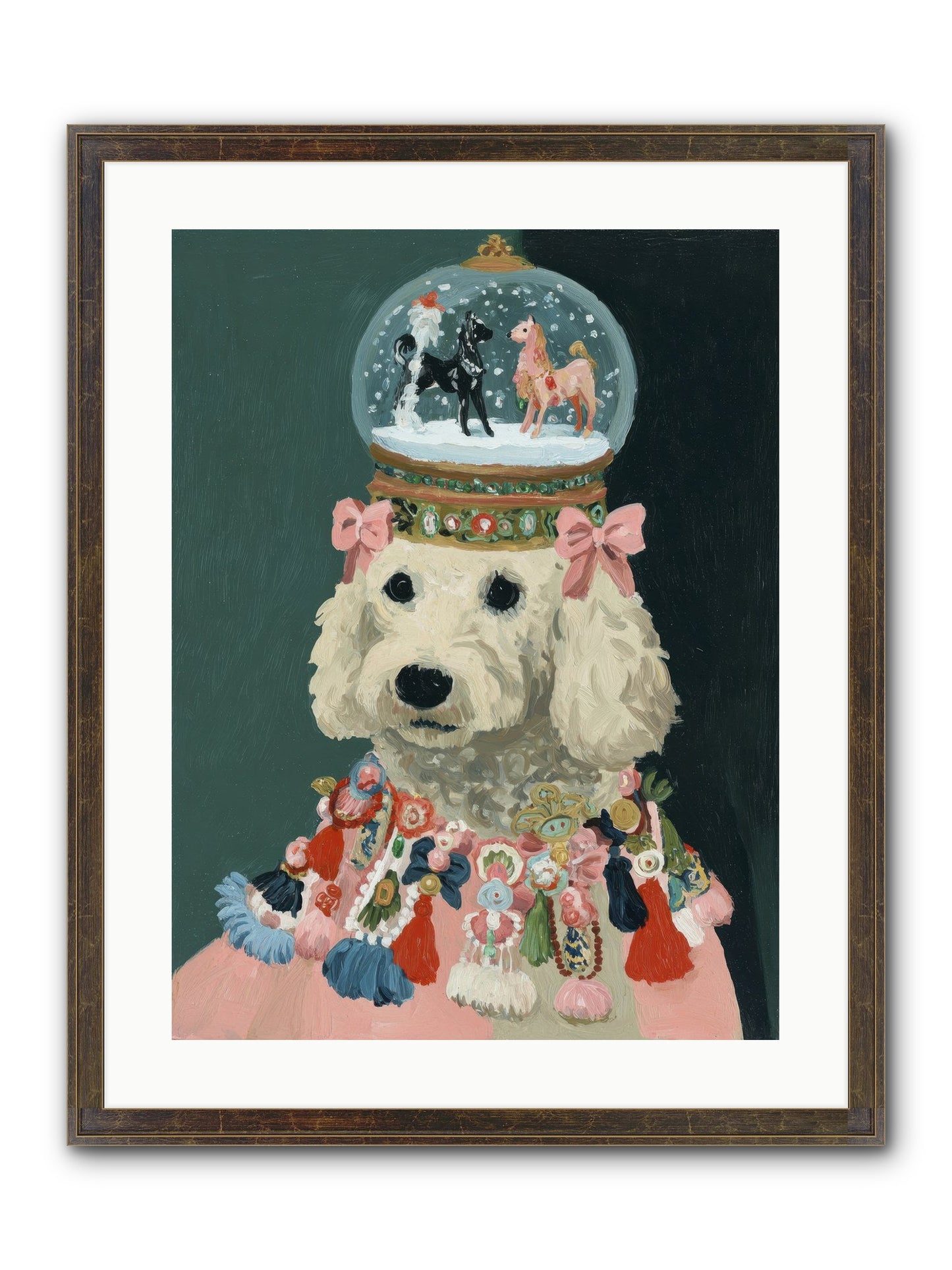 Luminescent Joy Framed Print - Slimwoods Black/Gold 18x24