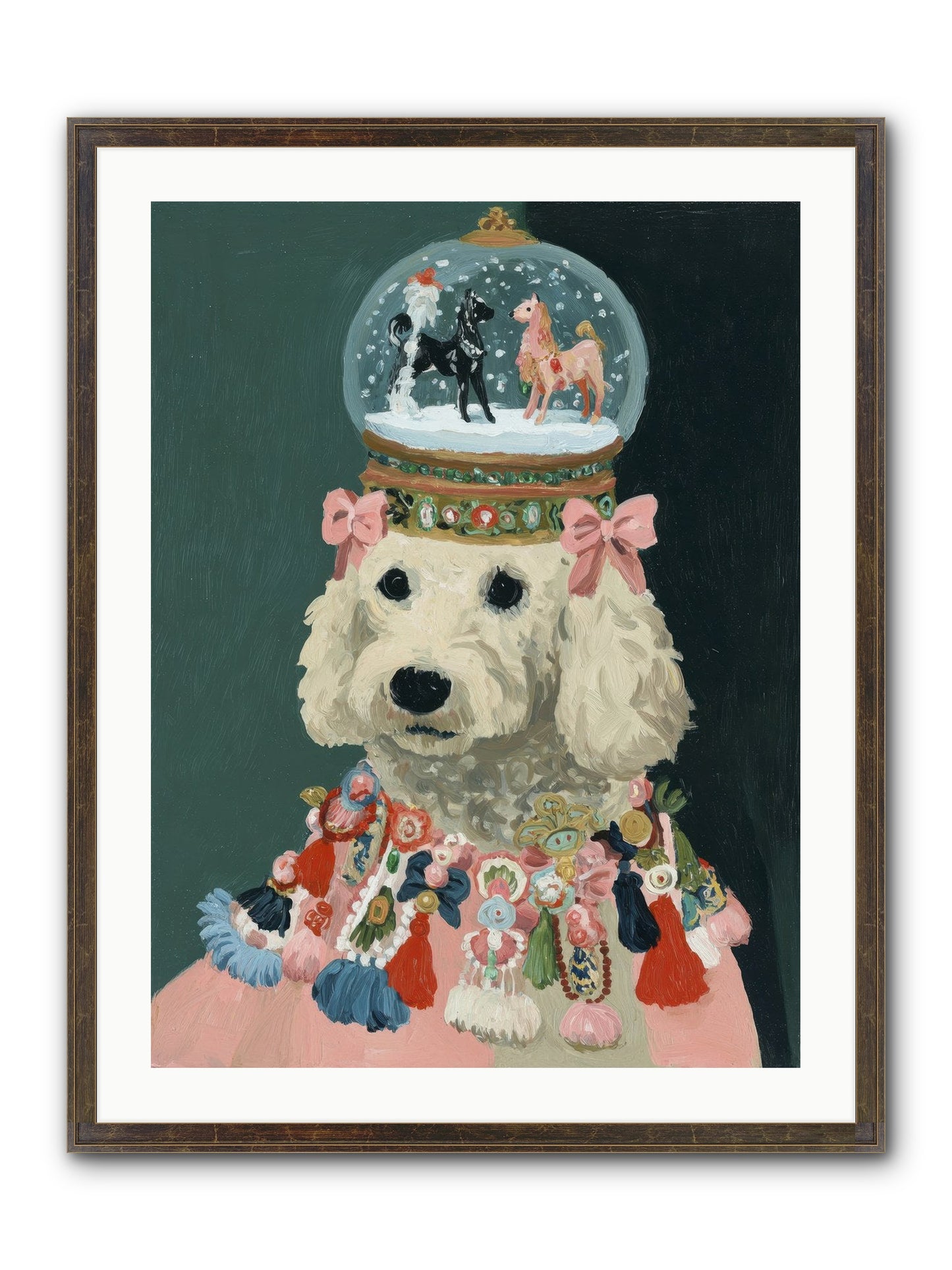 Luminescent Joy Framed Print - Slimwoods Black/Gold 24x32