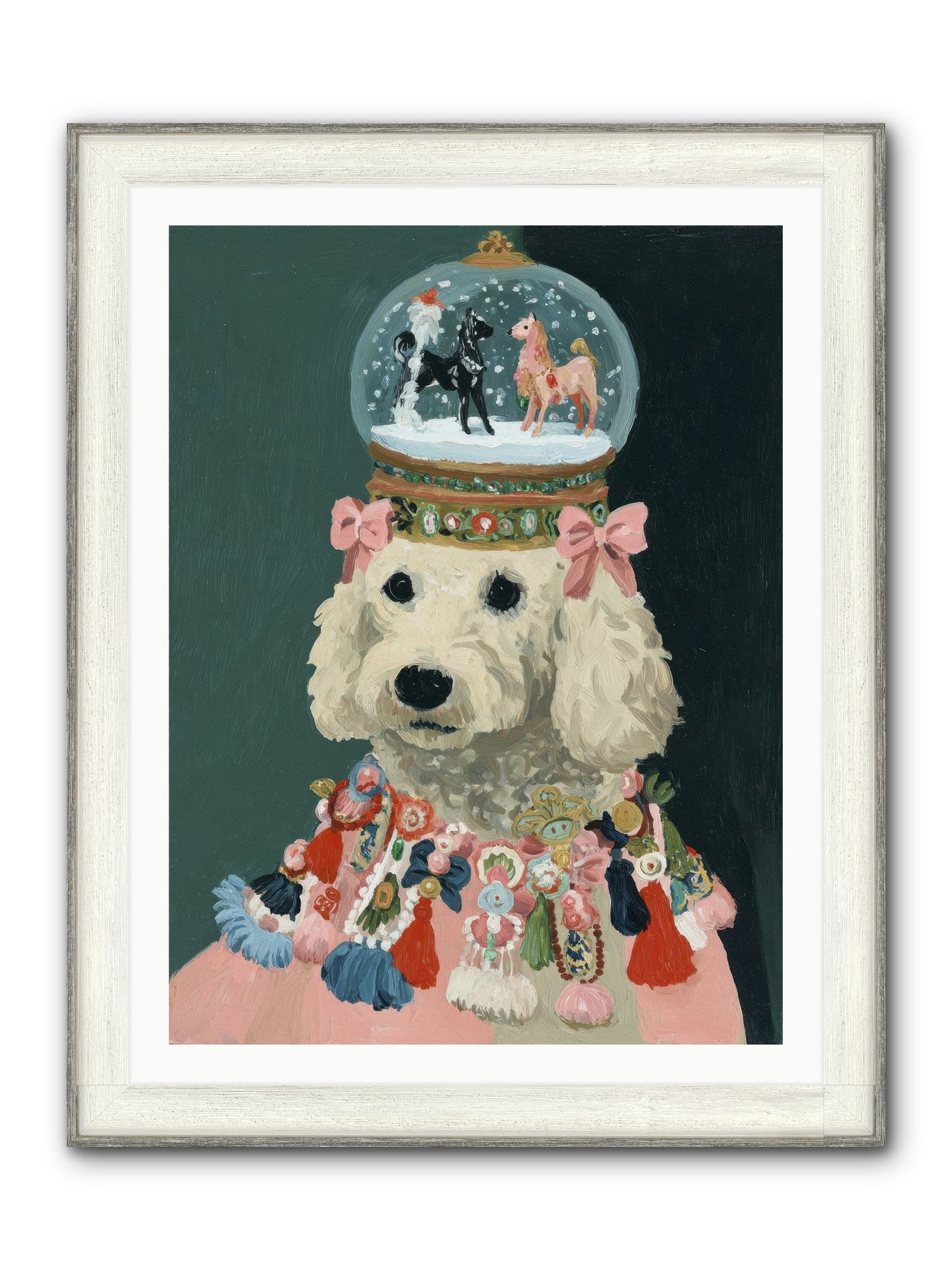 Luminescent Joy Framed Print - Driftwood White 30x40