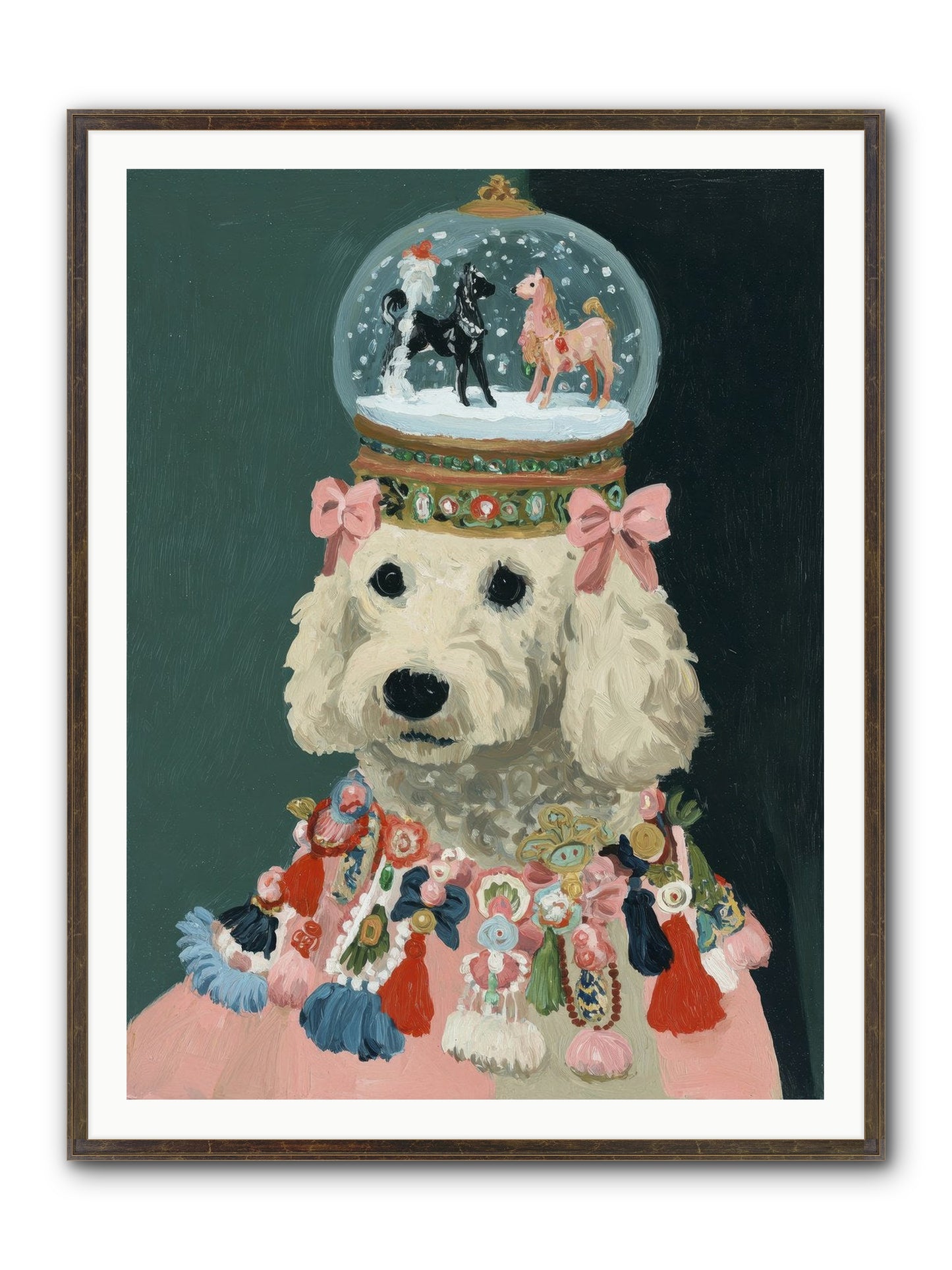Luminescent Joy Framed Print - Slimwoods Black/Gold 36x48