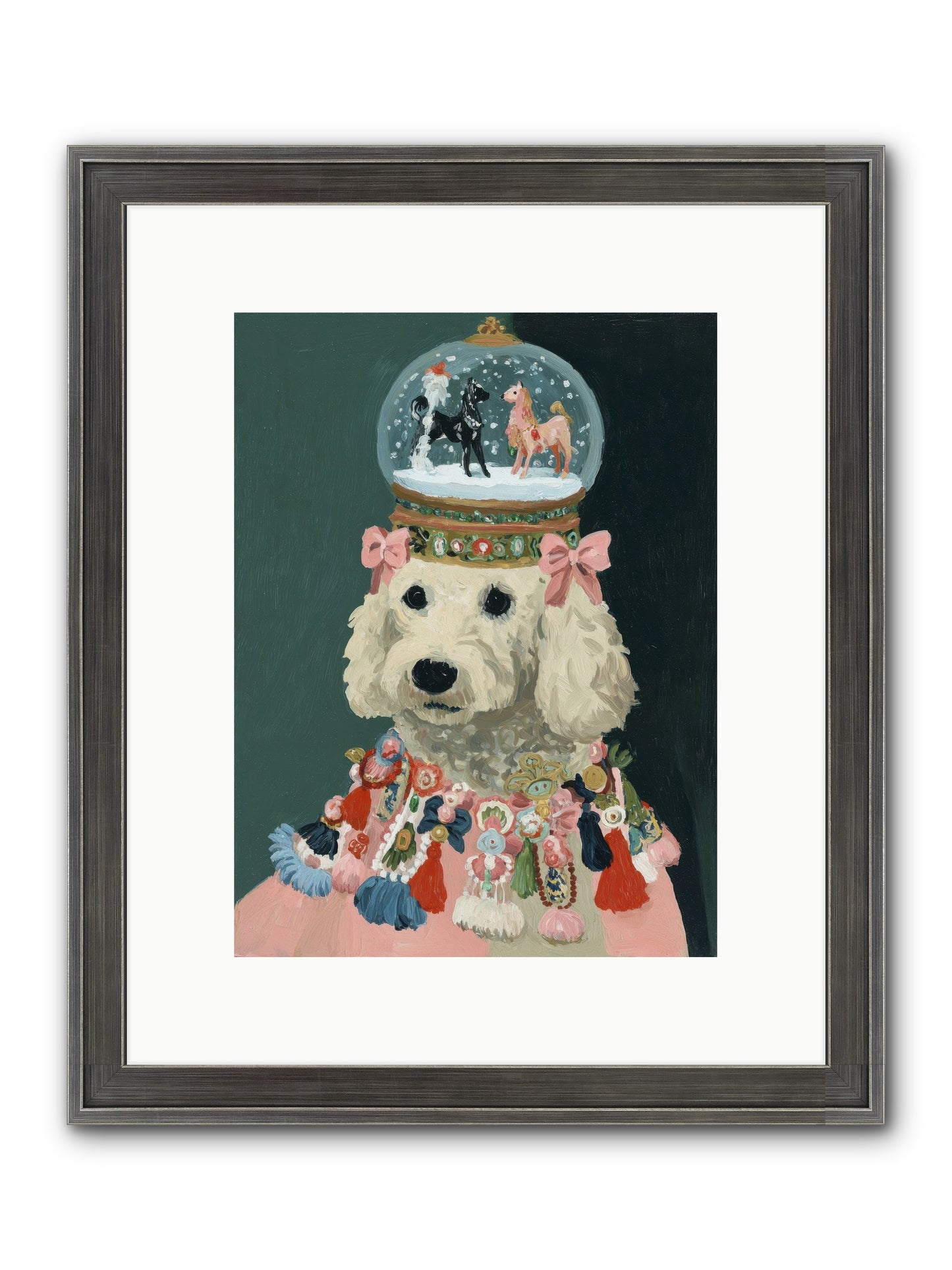 Luminescent Joy Framed Print - Slimwoods Black/Silver 9x12