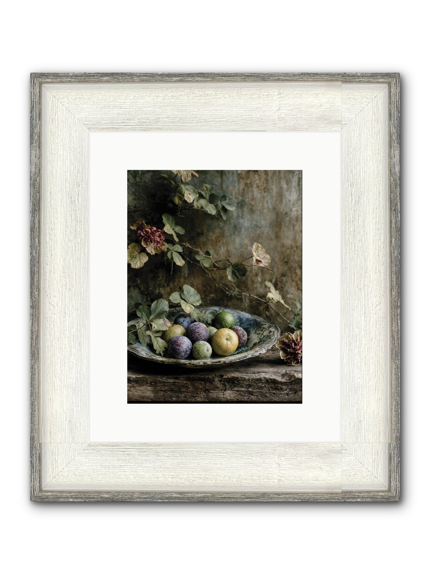 Luminous Framed Print - Driftwood White 9x12