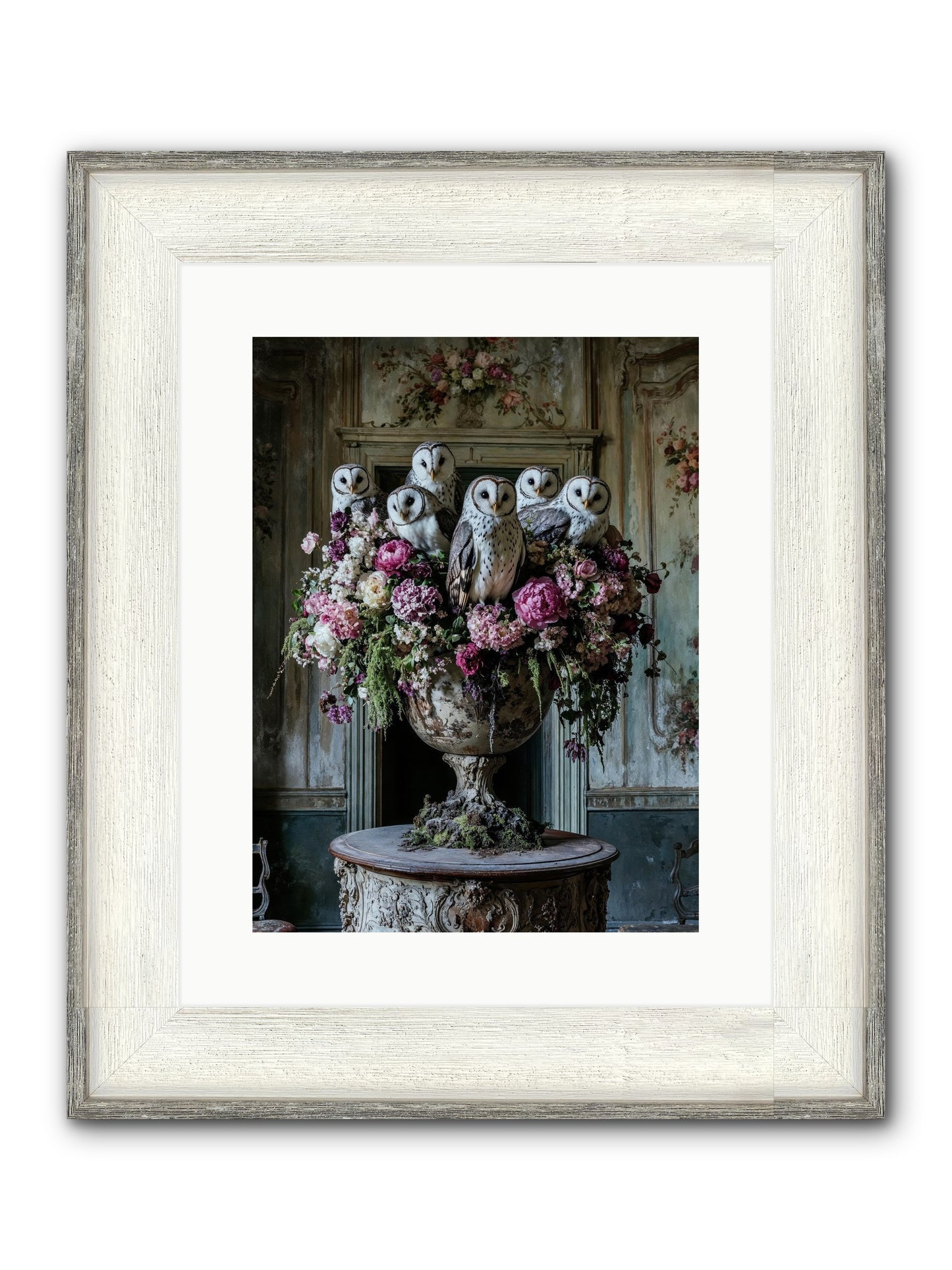 Luminous Pause Framed Print - Driftwood White 12x16