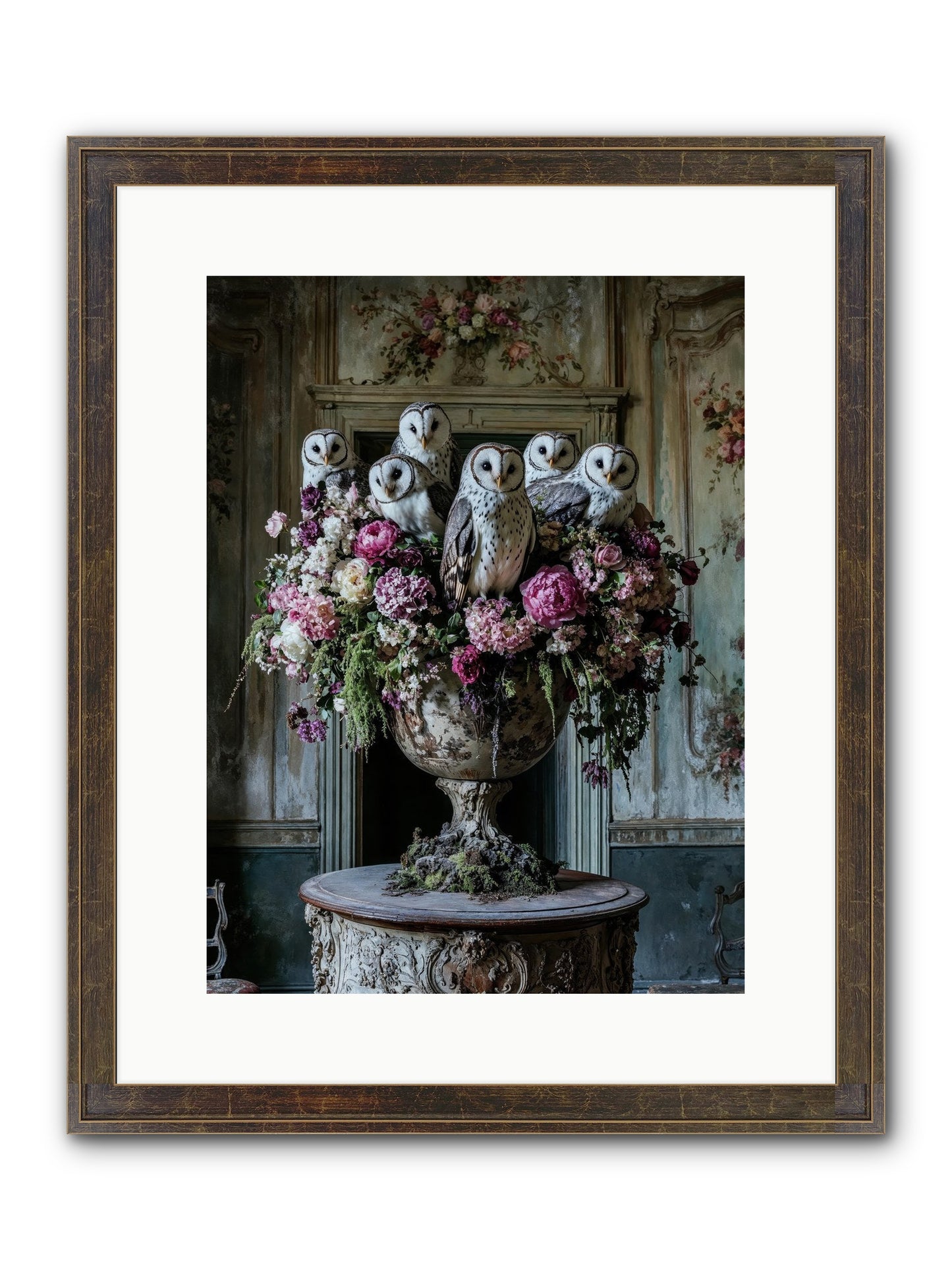 Luminous Pause Framed Print - Slimwoods Black/Gold 12x16