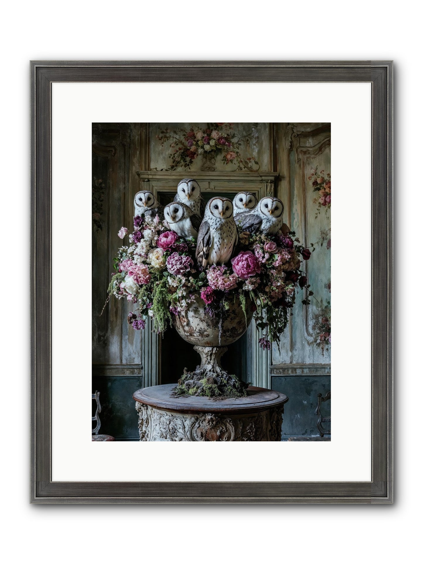Luminous Pause Framed Print - Slimwoods Black/Silver 12x16