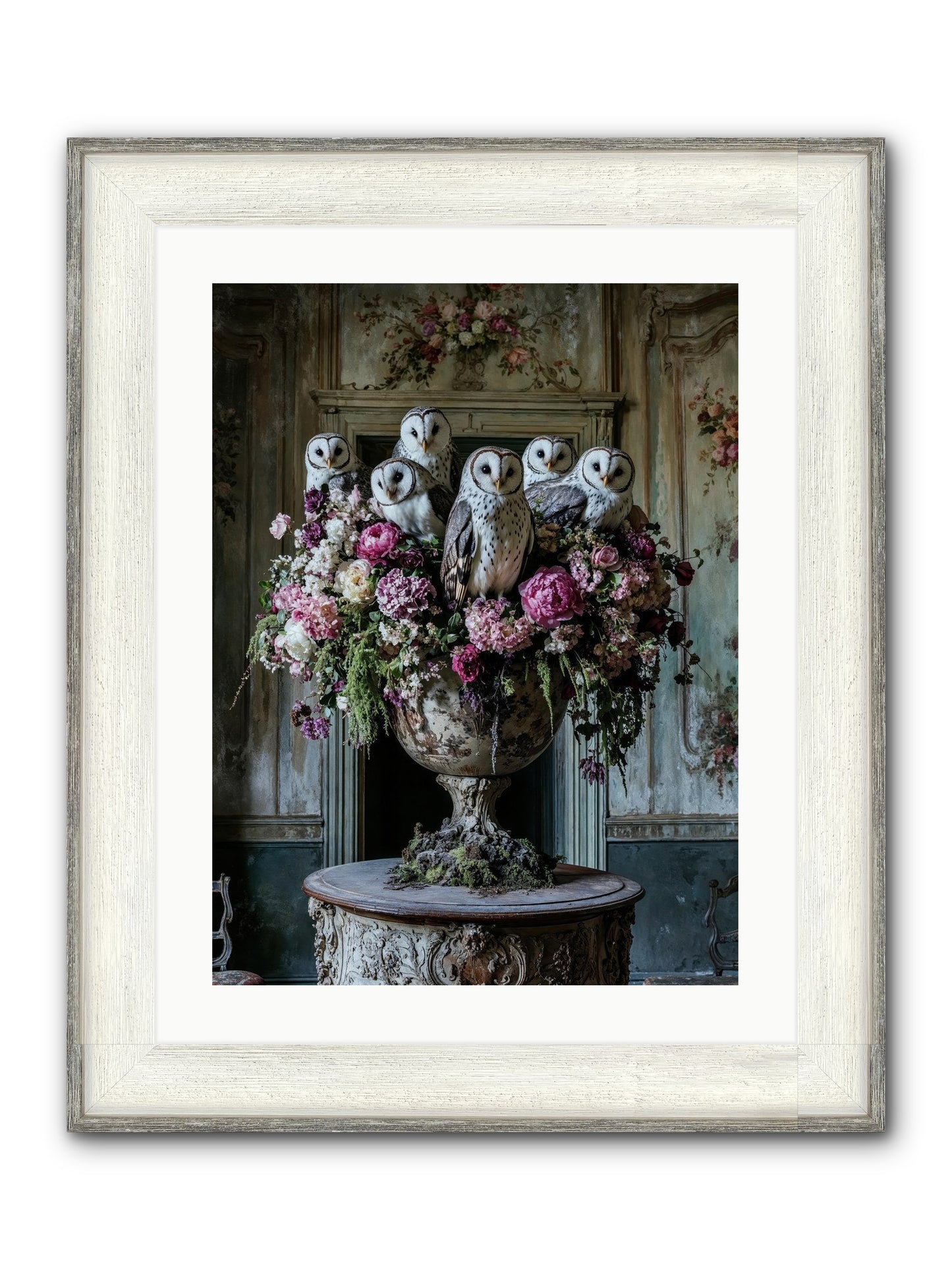 Luminous Pause Framed Print - Driftwood White 18x24