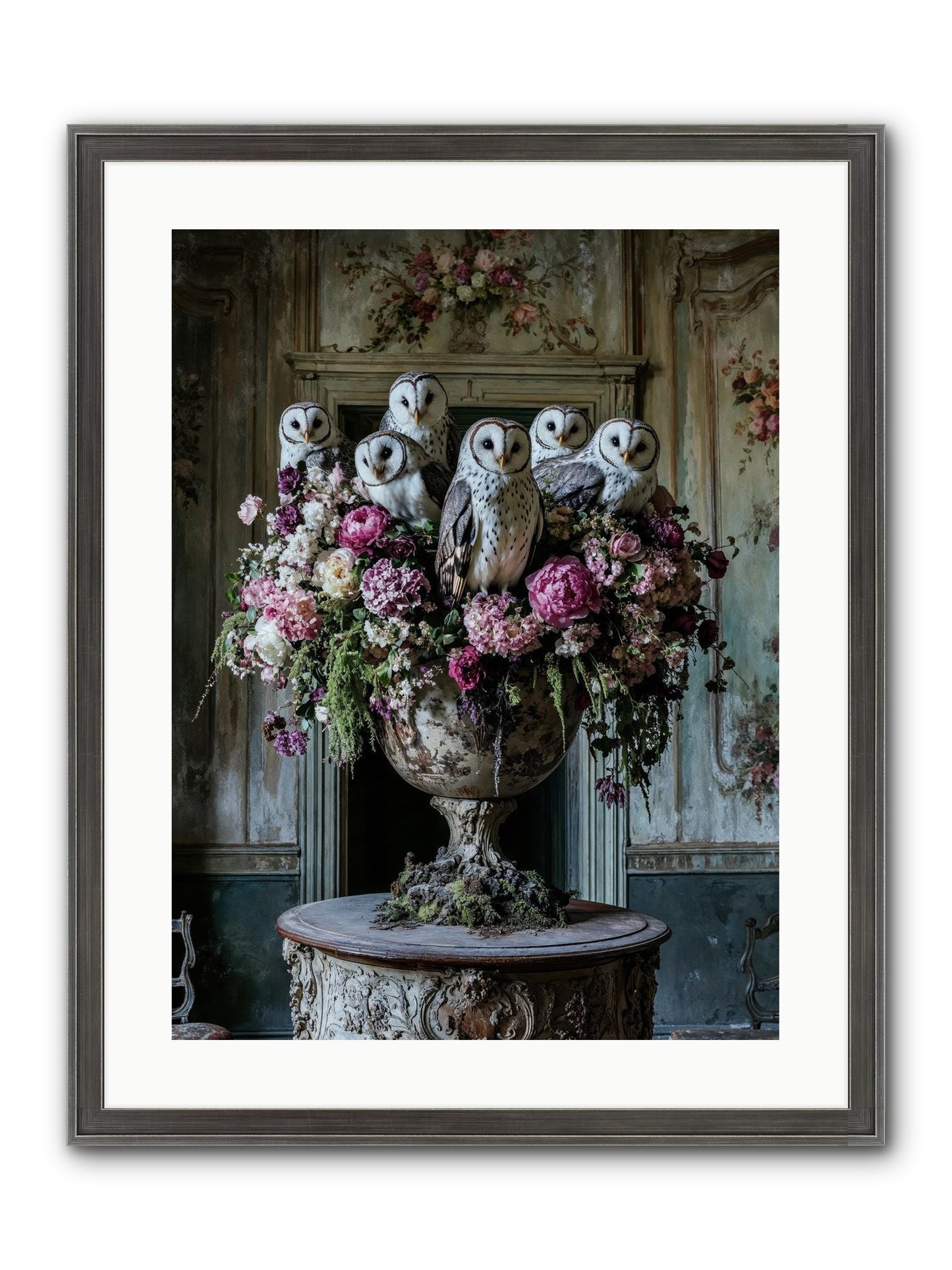 Luminous Pause Framed Print - Slimwoods Black/Silver 18x24