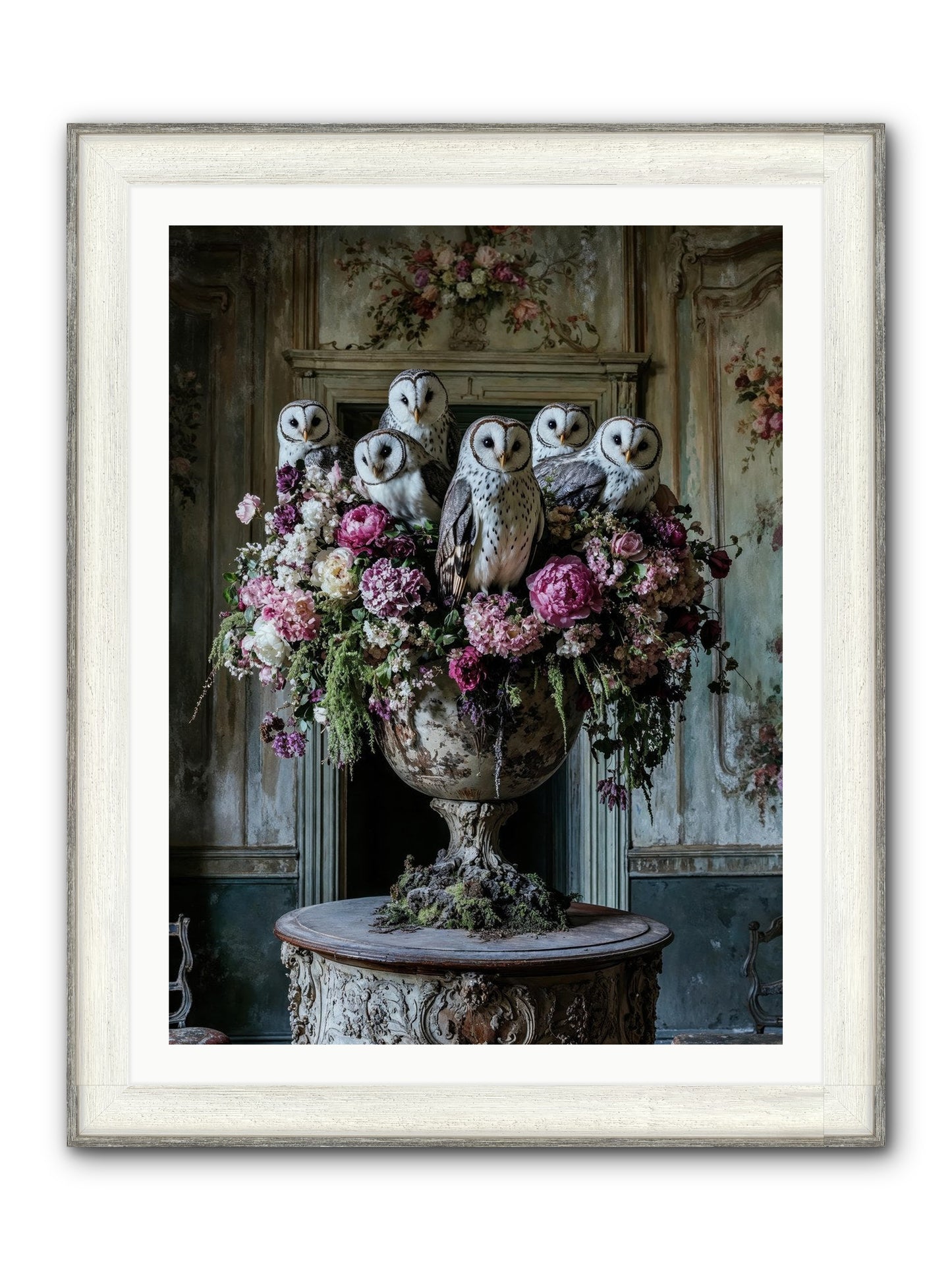 Luminous Pause Framed Print - Driftwood White 30x40