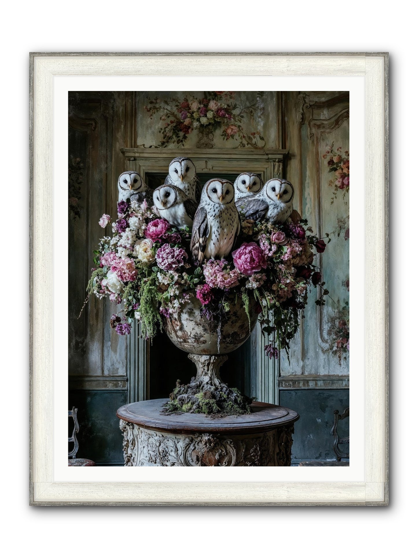 Luminous Pause Framed Print - Driftwood White 36x48