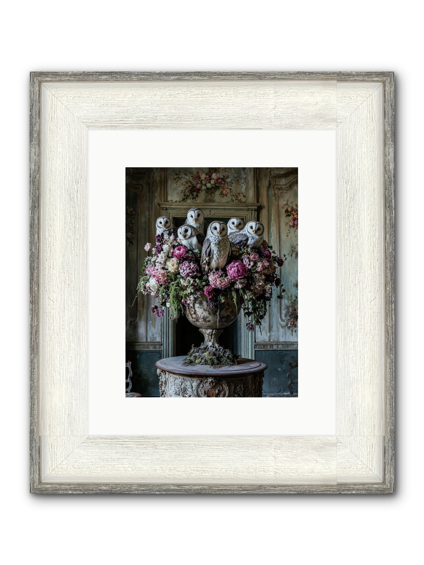 Luminous Pause Framed Print - Driftwood White 9x12