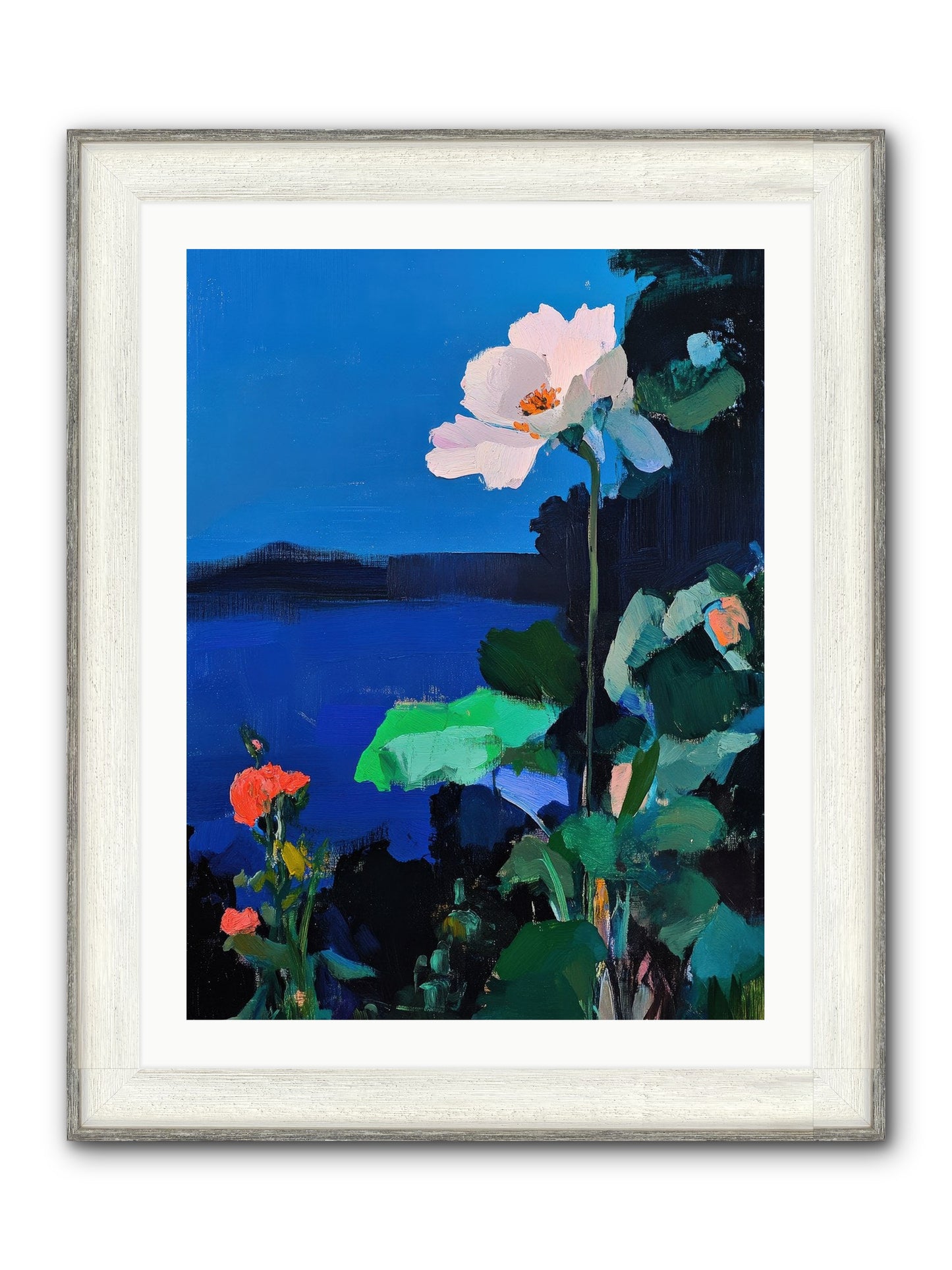 Luminous Reverie Framed Print - Driftwood White 24x32