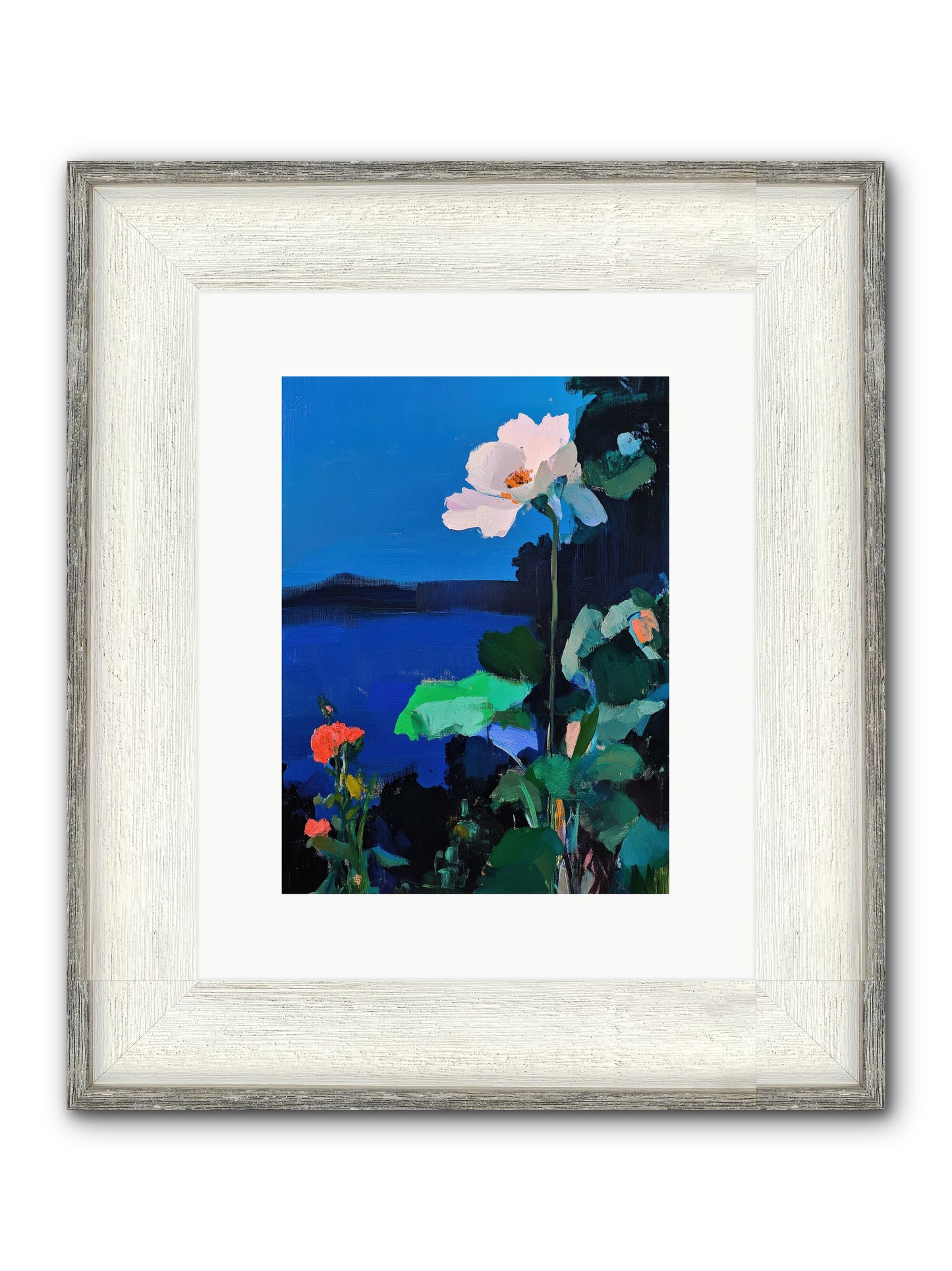 Luminous Reverie Framed Print - Driftwood White 9x12