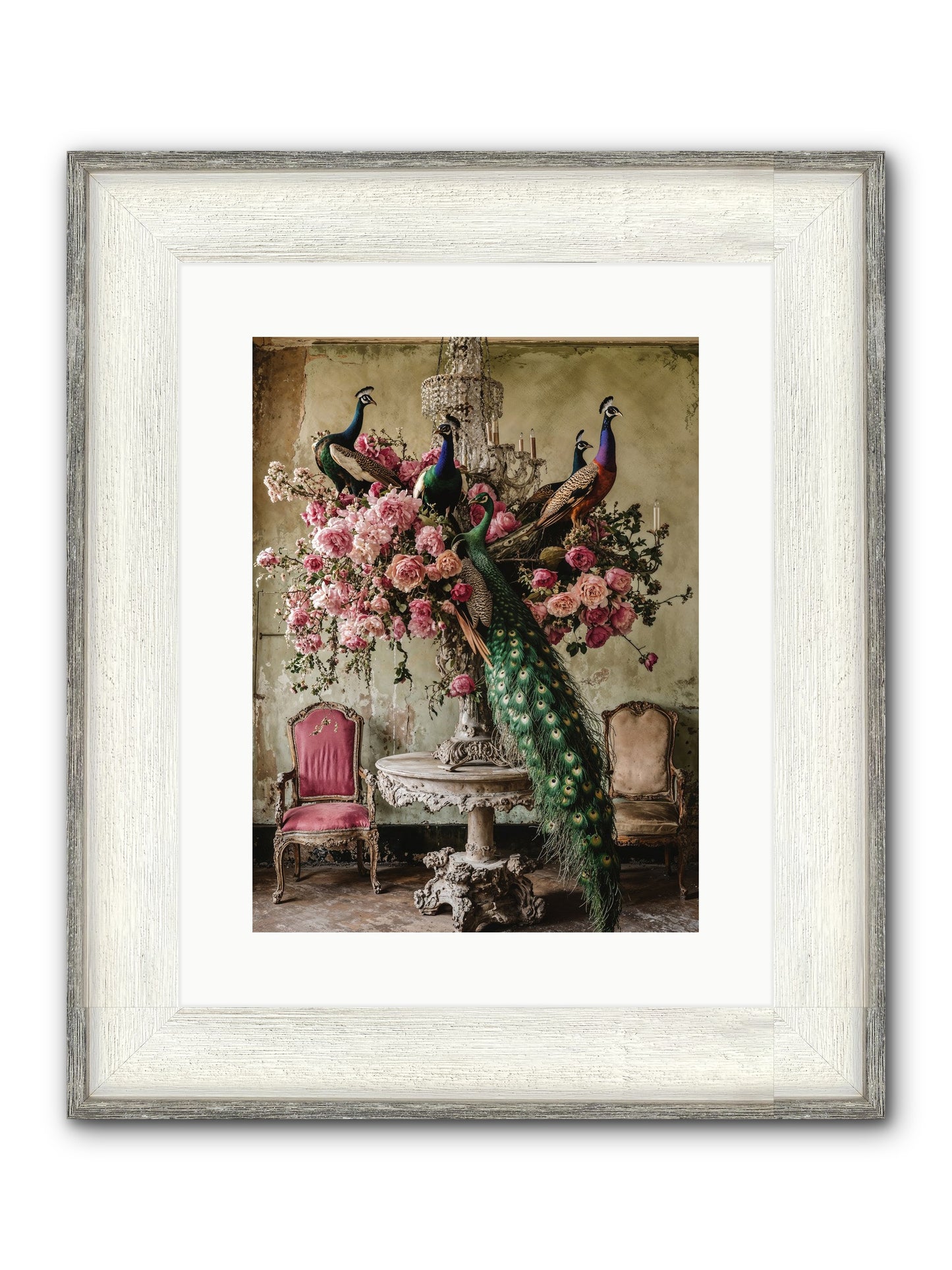 Luminous Vagabonds Framed Print - Driftwood White 12x16