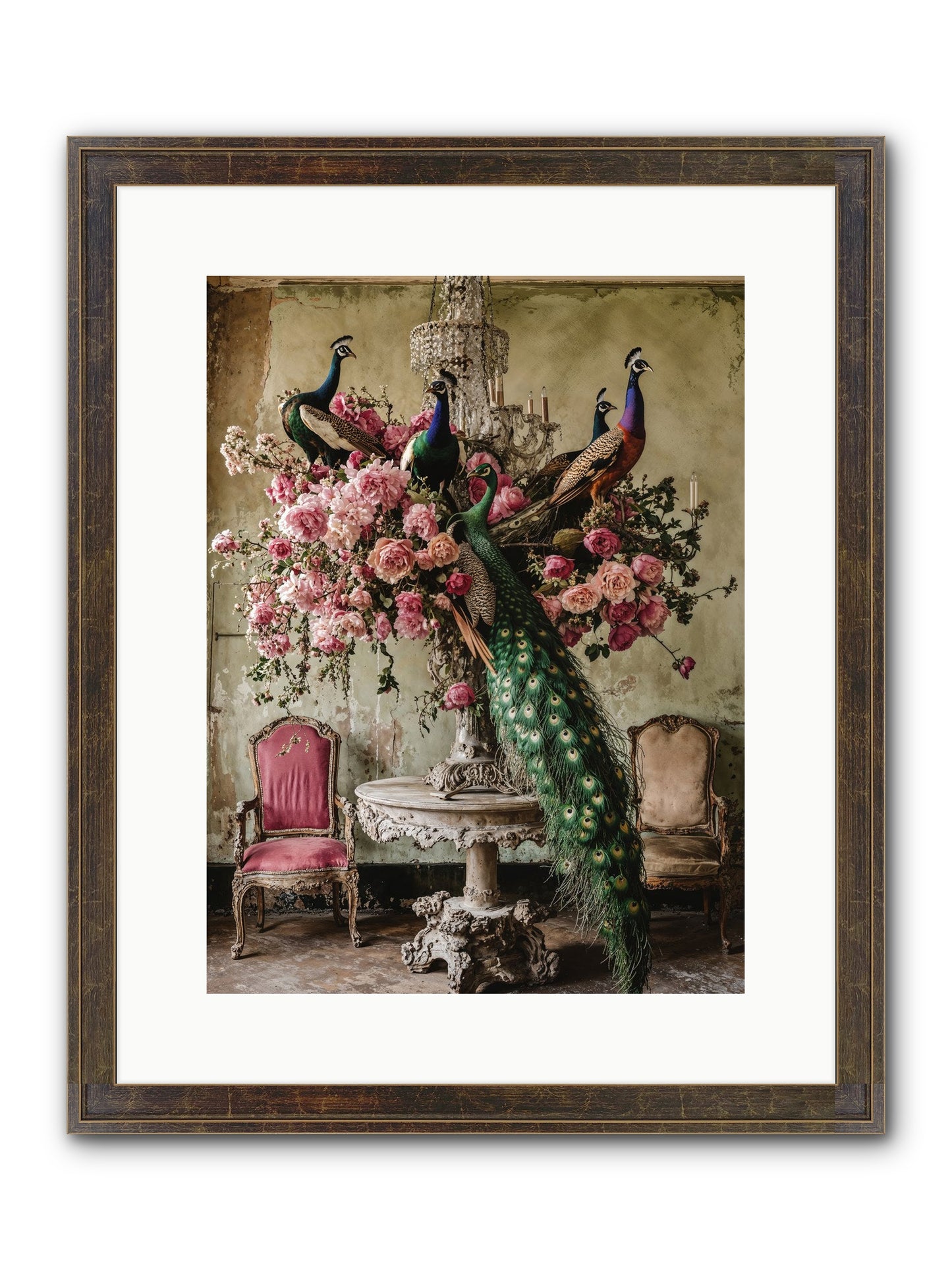 Luminous Vagabonds Framed Print - Slimwoods Black/Gold 12x16