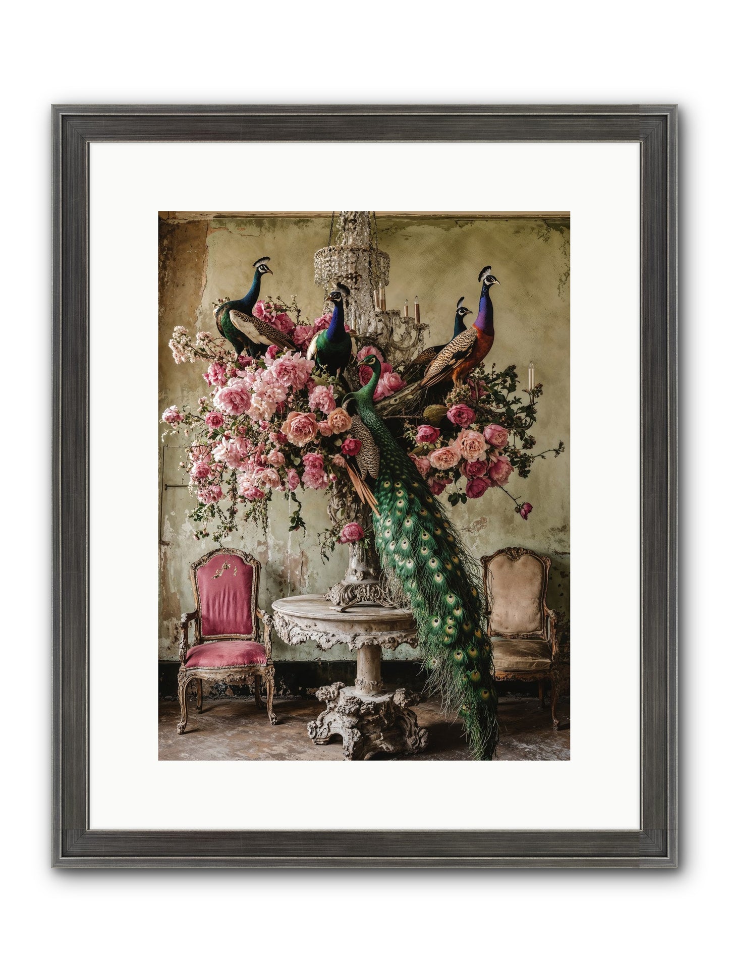 Luminous Vagabonds Framed Print - Slimwoods Black/Silver 12x16