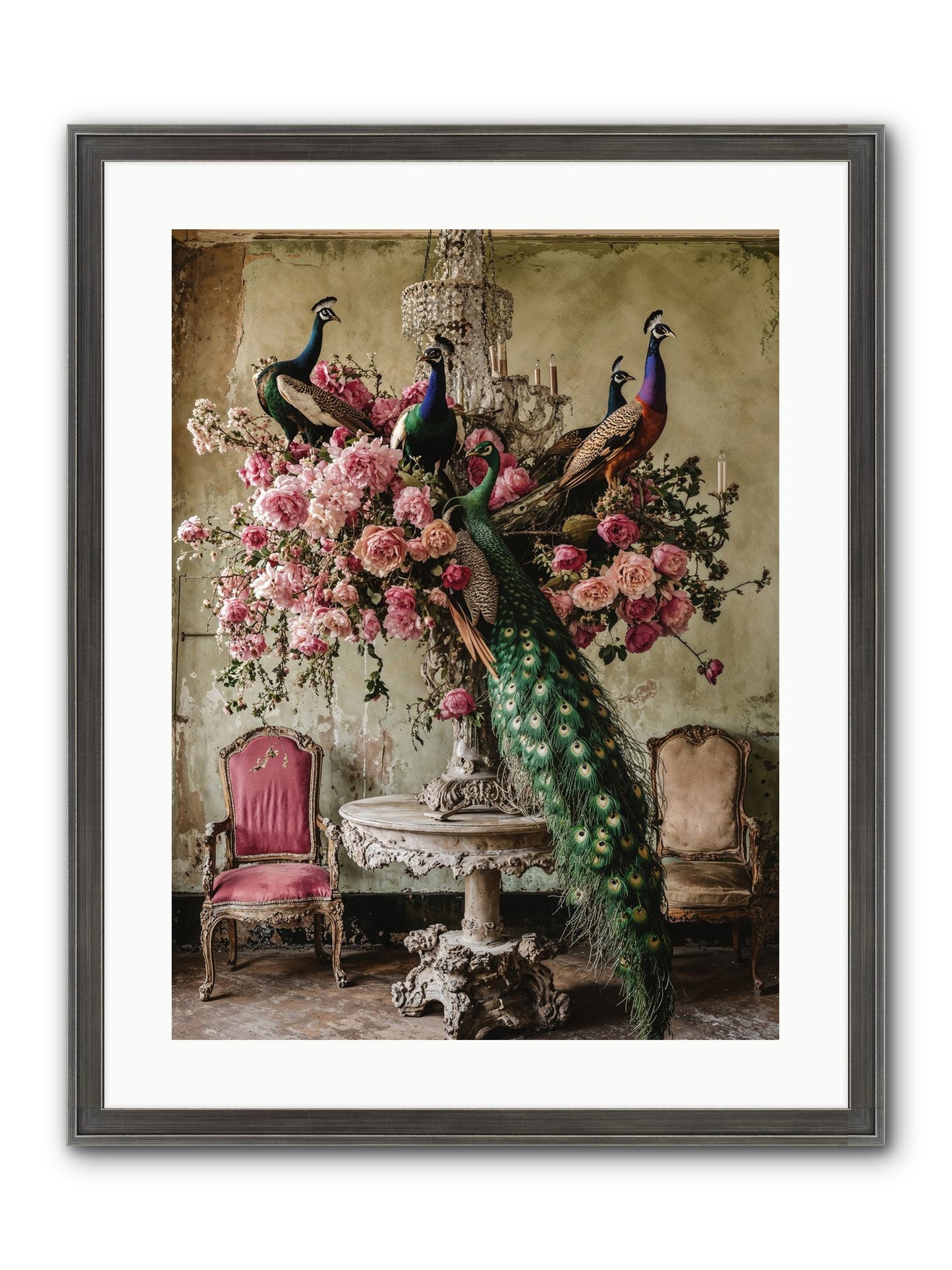 Luminous Vagabonds Framed Print - Slimwoods Black/Silver 18x24
