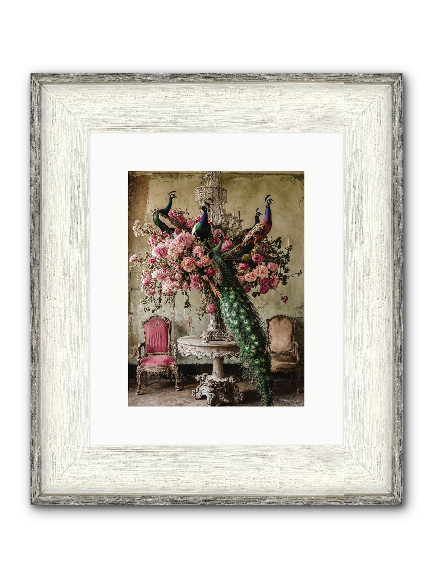 Luminous Vagabonds Framed Print - Driftwood White 9x12