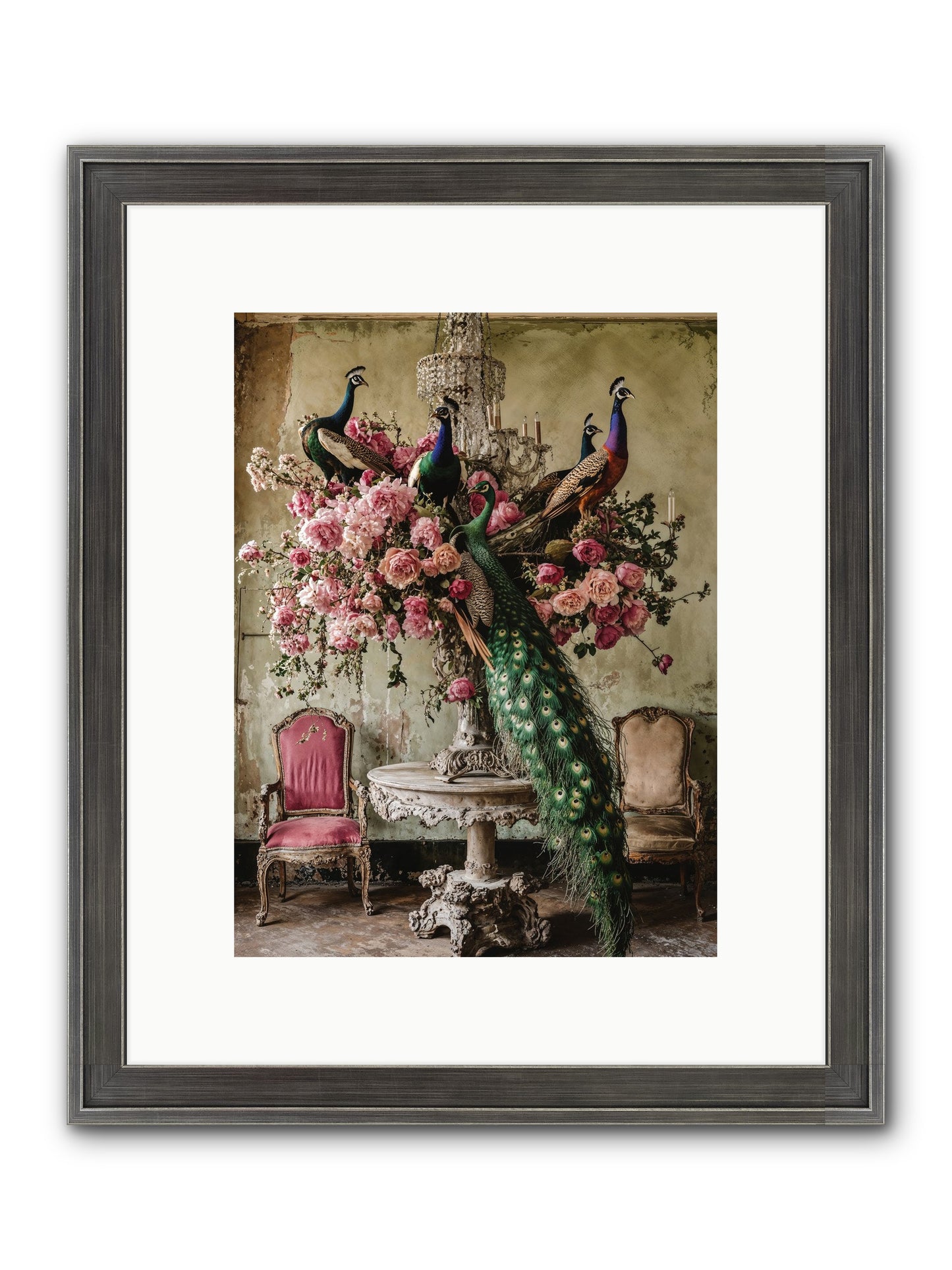 Luminous Vagabonds Framed Print - Slimwoods Black/Silver 9x12