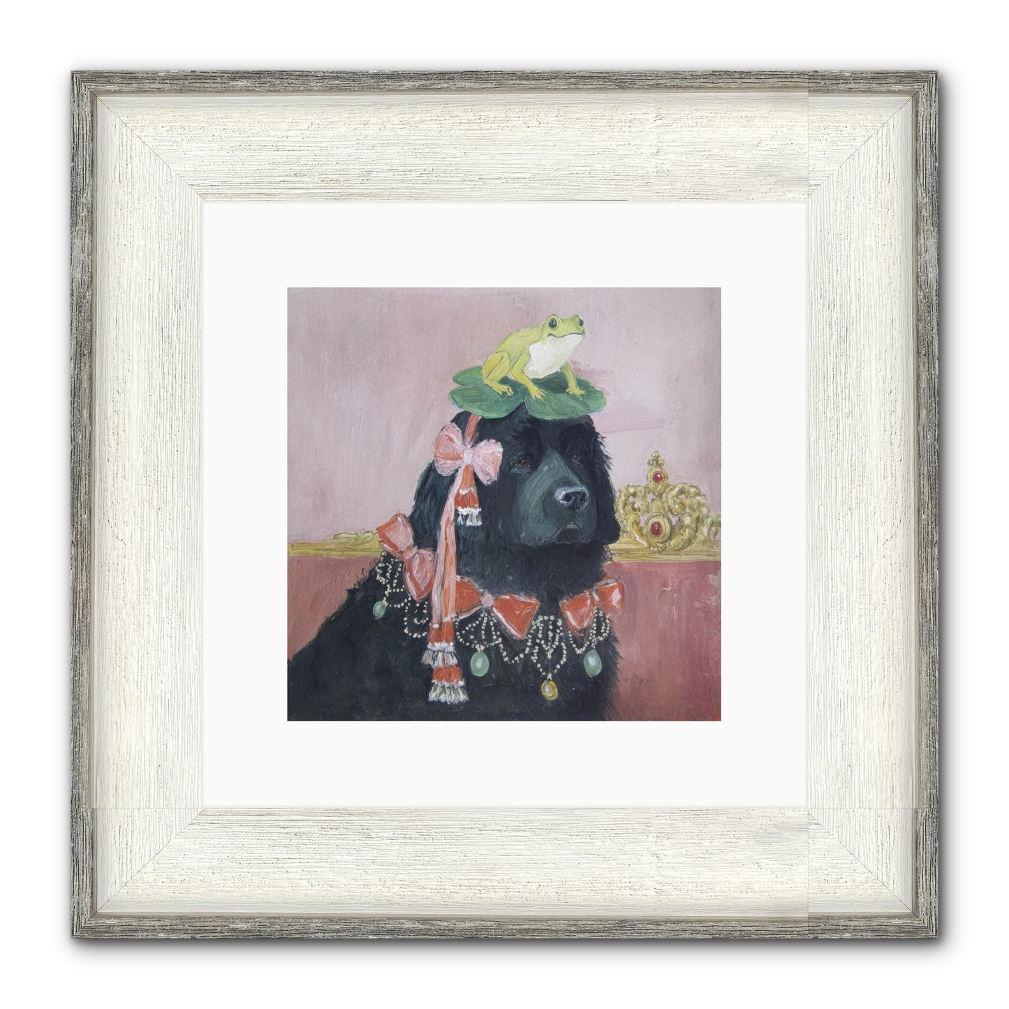 Luminously Charmed Framed Print - Driftwood White 10x10