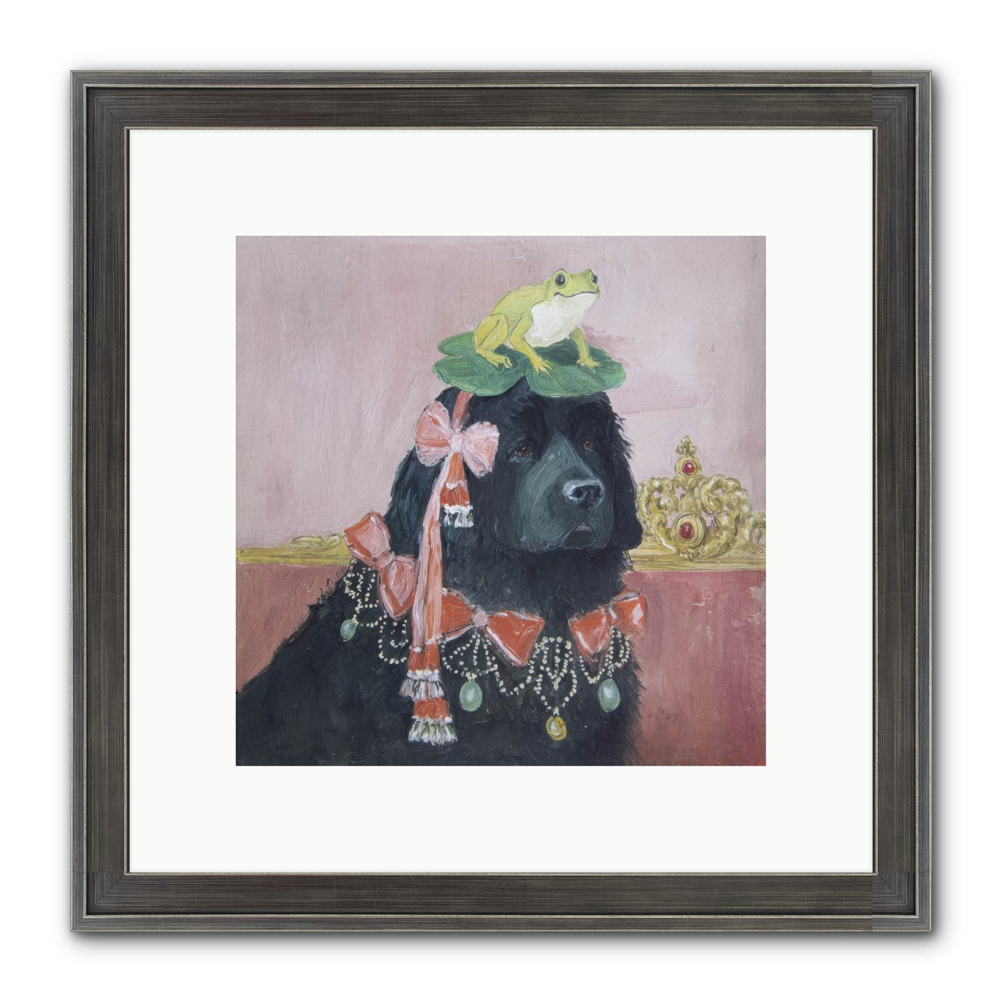 Luminously Charmed Framed Print - Slimwoods Black/Silver 10x10