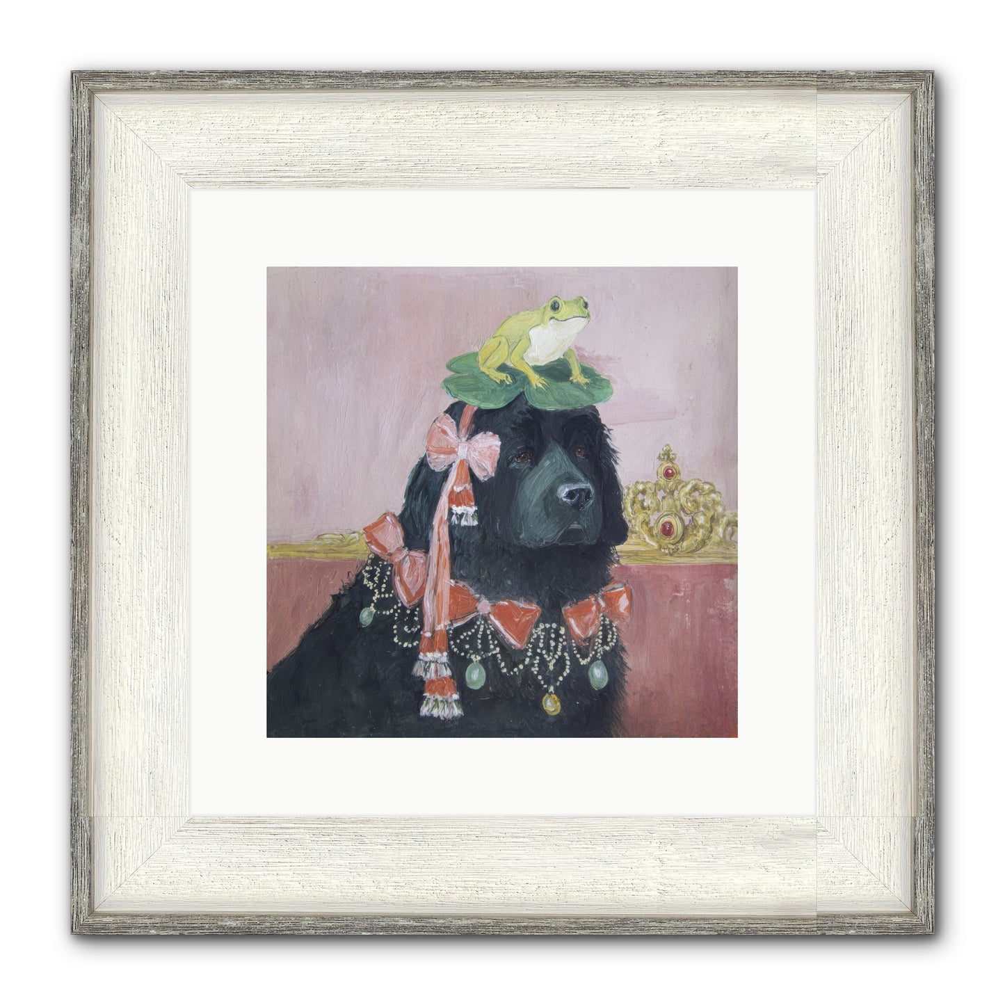 Luminously Charmed Framed Print - Driftwood White 12x12