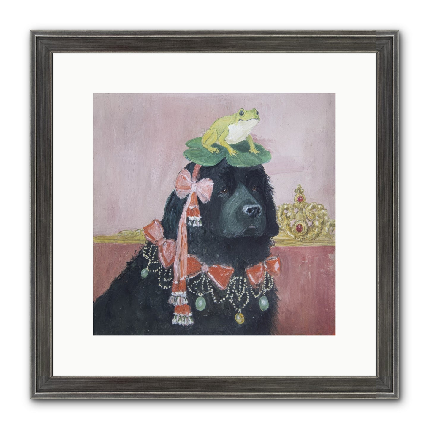 Luminously Charmed Framed Print - Slimwoods Black/Silver 12x12
