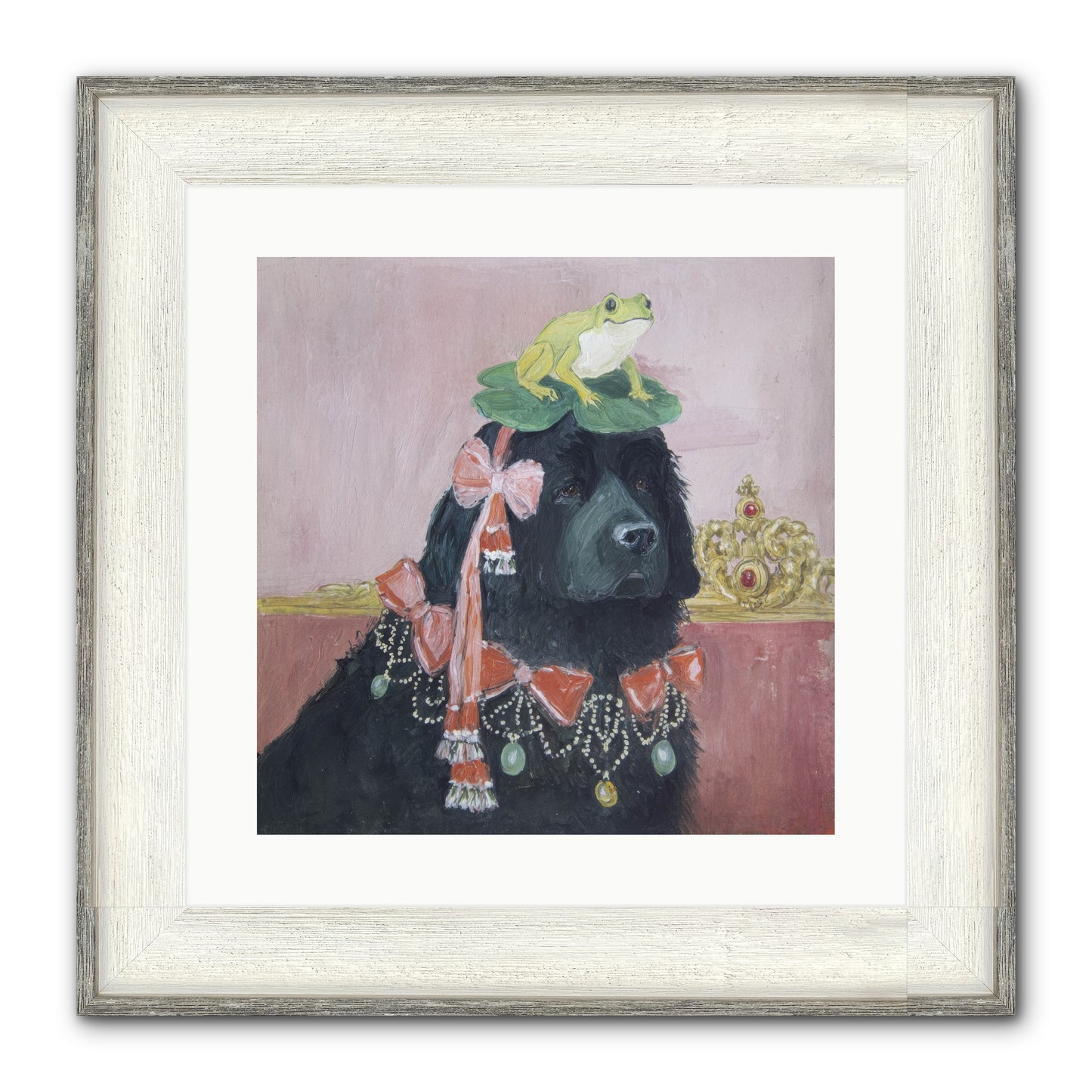 Luminously Charmed Framed Print - Driftwood White 16x16