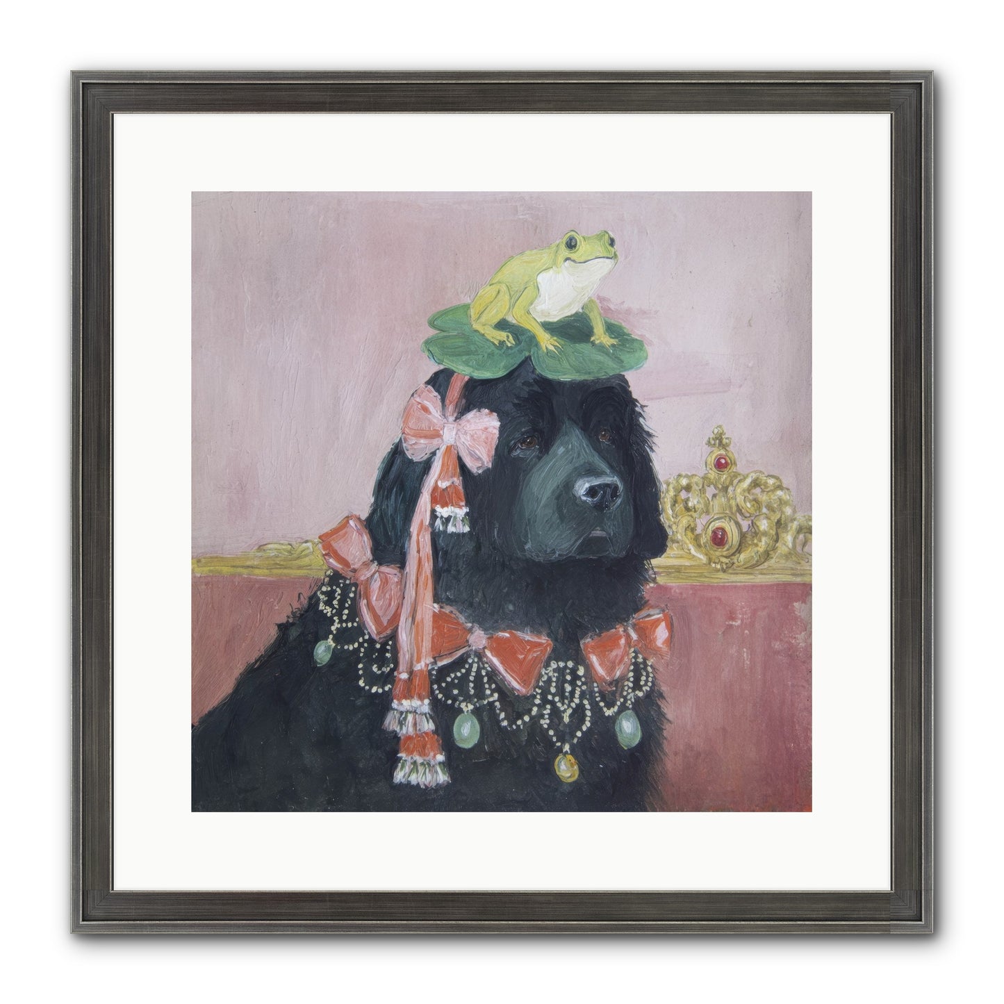 Luminously Charmed Framed Print - Slimwoods Black/Silver 16x16