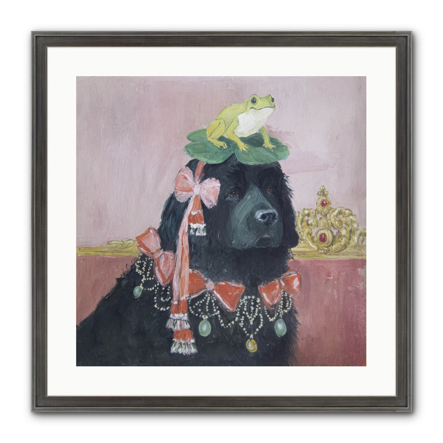 Luminously Charmed Framed Print - Slimwoods Black/Silver 20x20