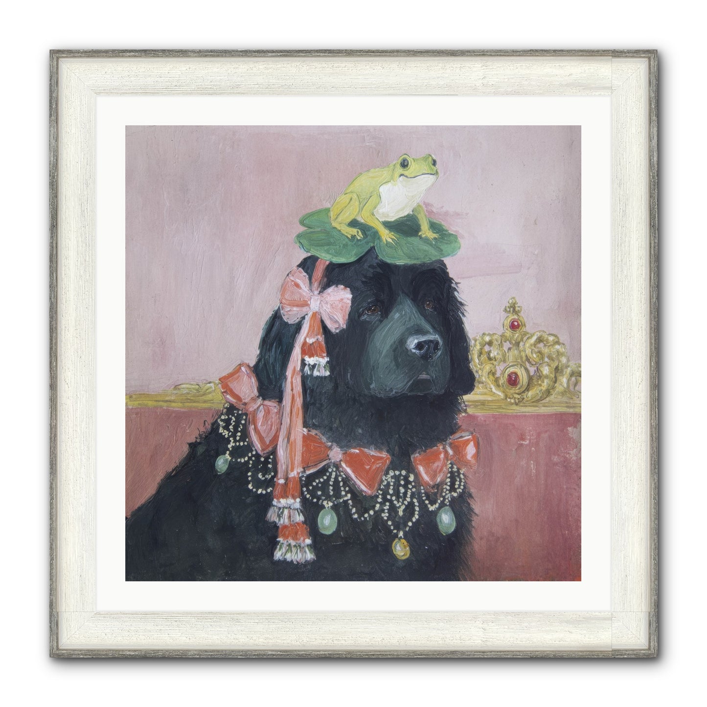 Luminously Charmed Framed Print - Driftwood White 30x30
