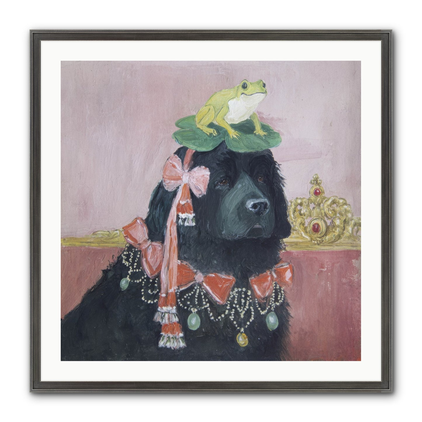 Luminously Charmed Framed Print - Slimwoods Black/Silver 30x30