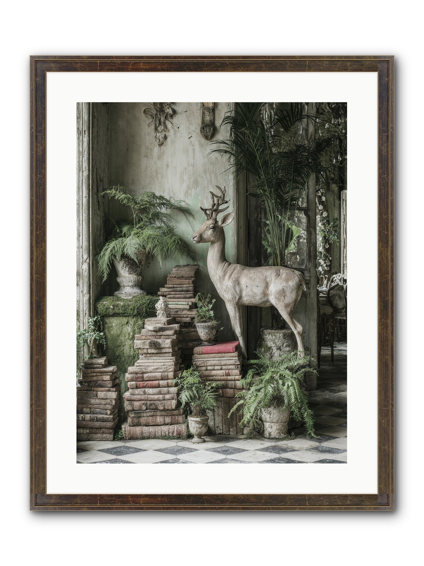 Lyrical Framed Print - Slimwoods Black/Gold 18x24