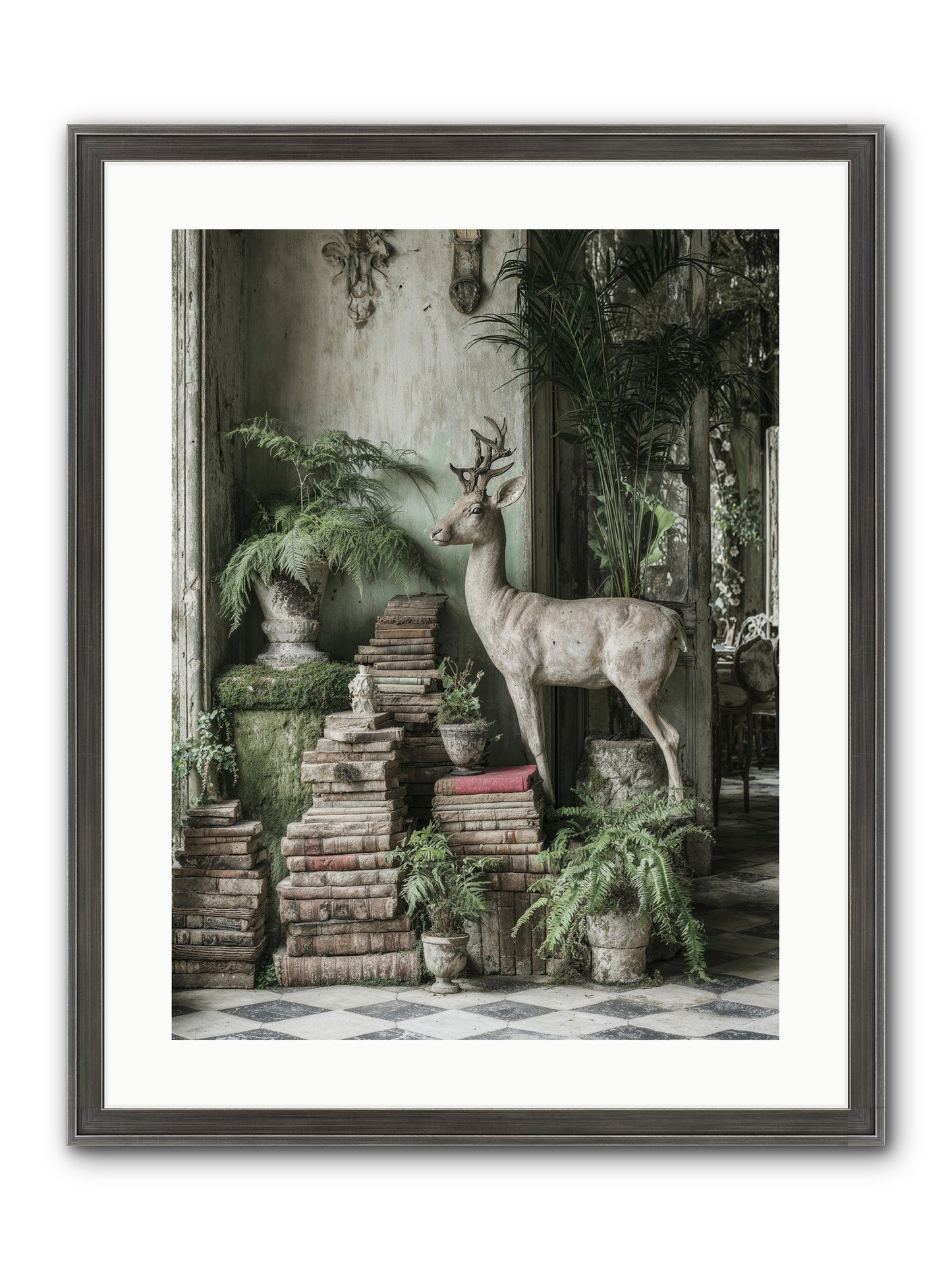 Lyrical Framed Print - Slimwoods Black/Silver 18x24