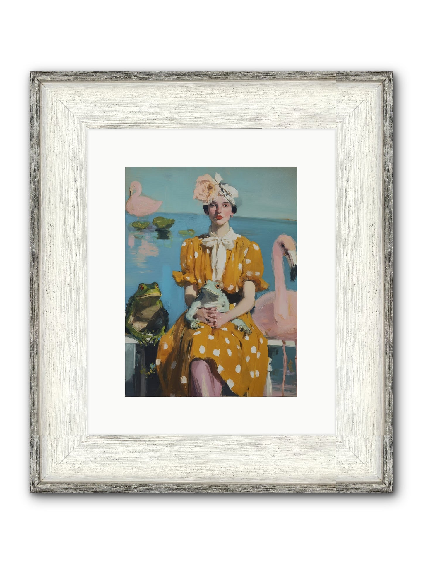 Magic Between Us Framed Print - Driftwood White 9x12