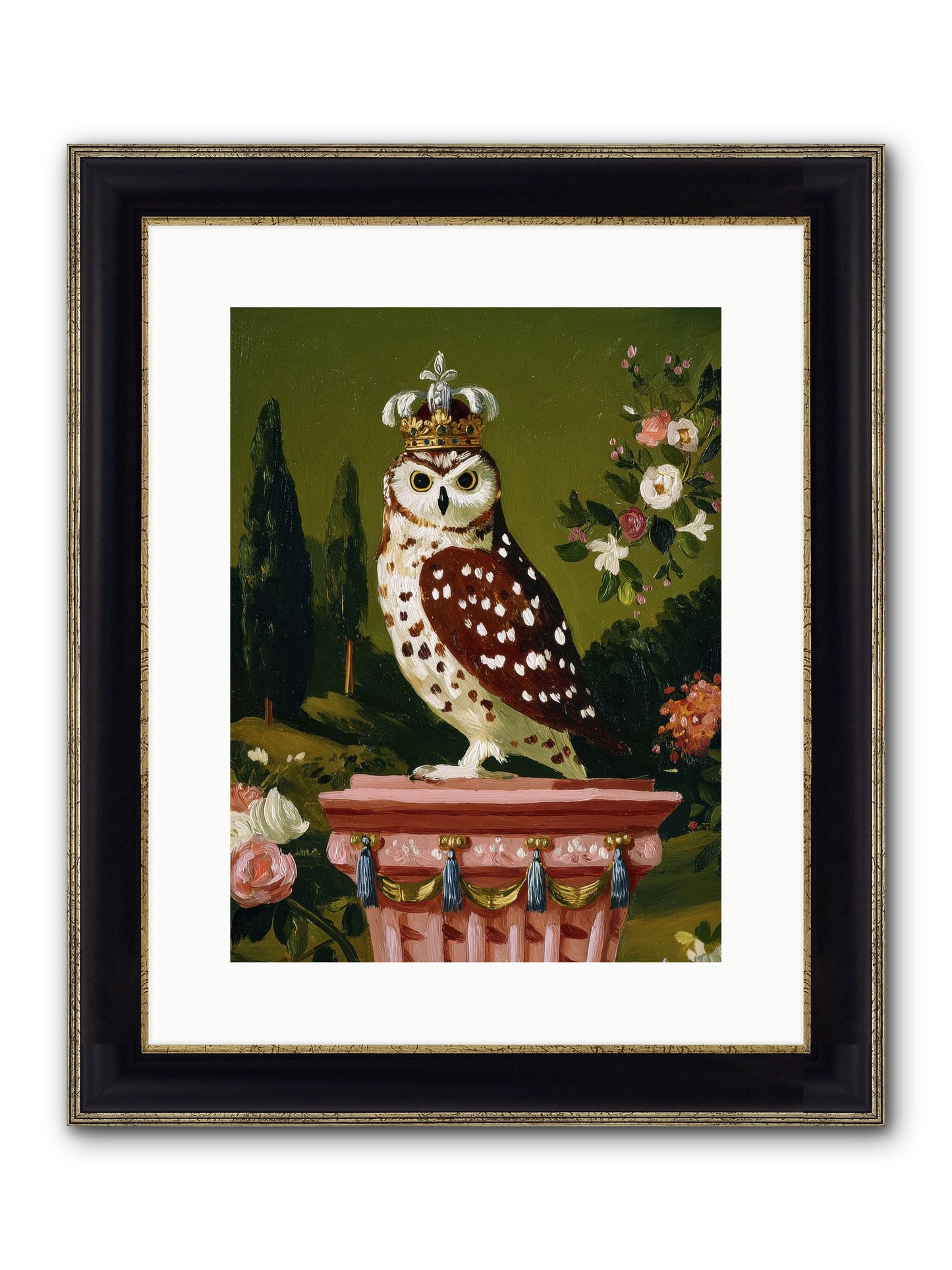 Magic Came To Call Framed Print - Black & Gold 12x16