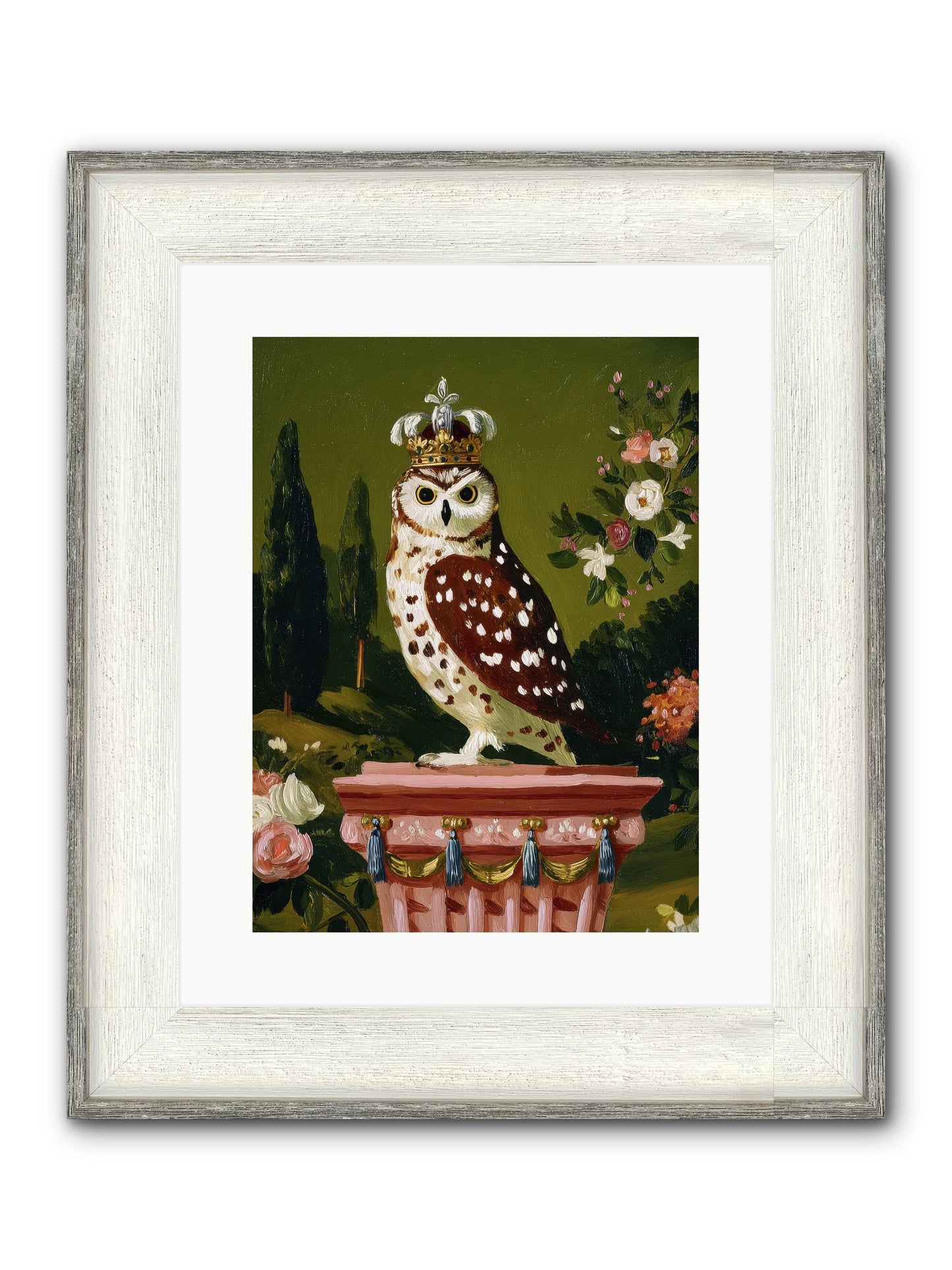 Magic Came To Call Framed Print - Driftwood White 12x16