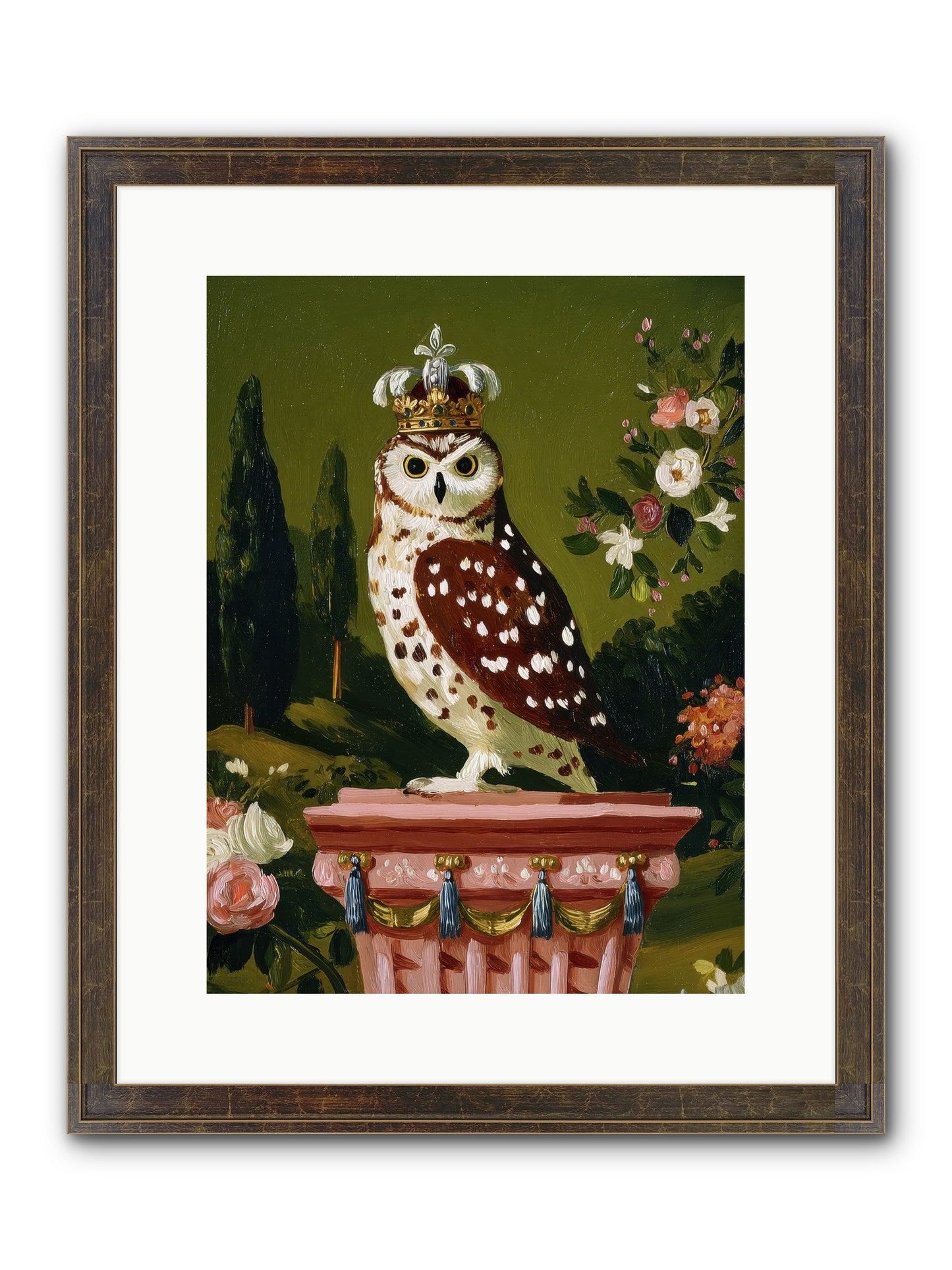 Magic Came To Call Framed Print - Slimwoods Black/Gold 12x16
