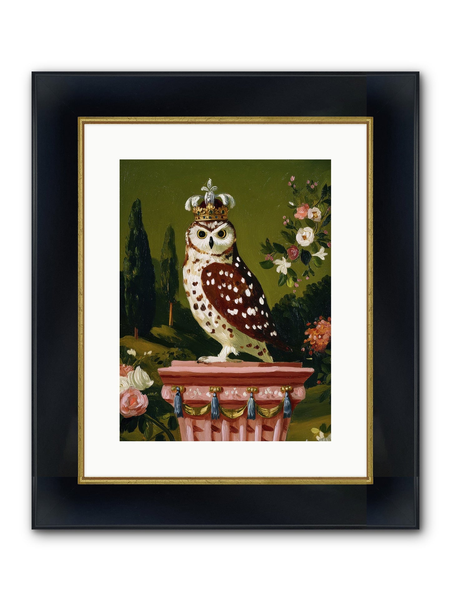 Magic Came To Call Framed Print - Wide Black w/Gold 12x16