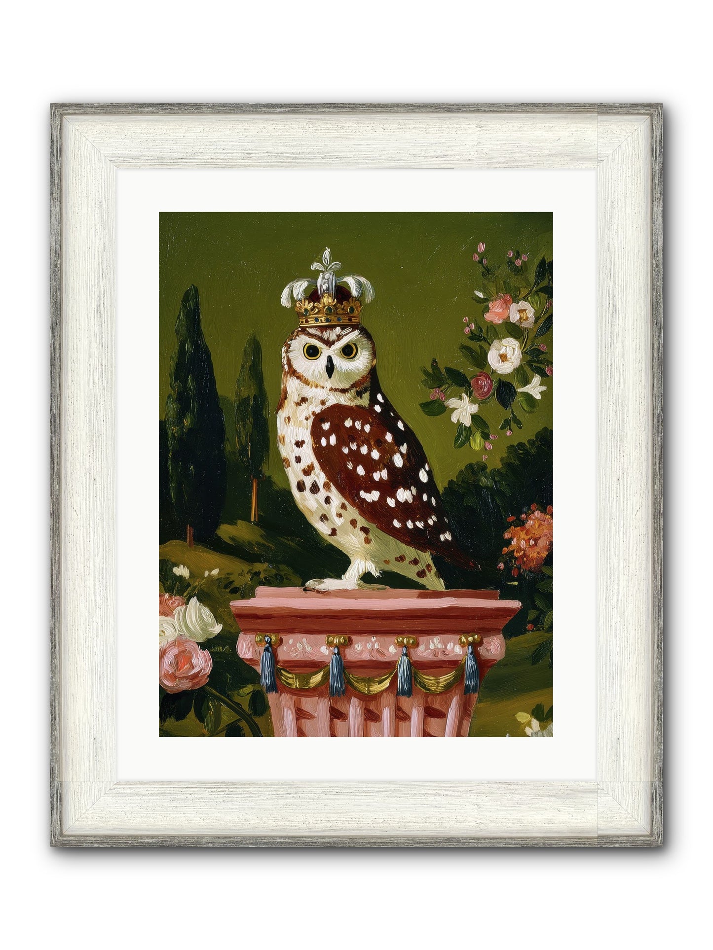 Magic Came To Call Framed Print - Driftwood White 18x24