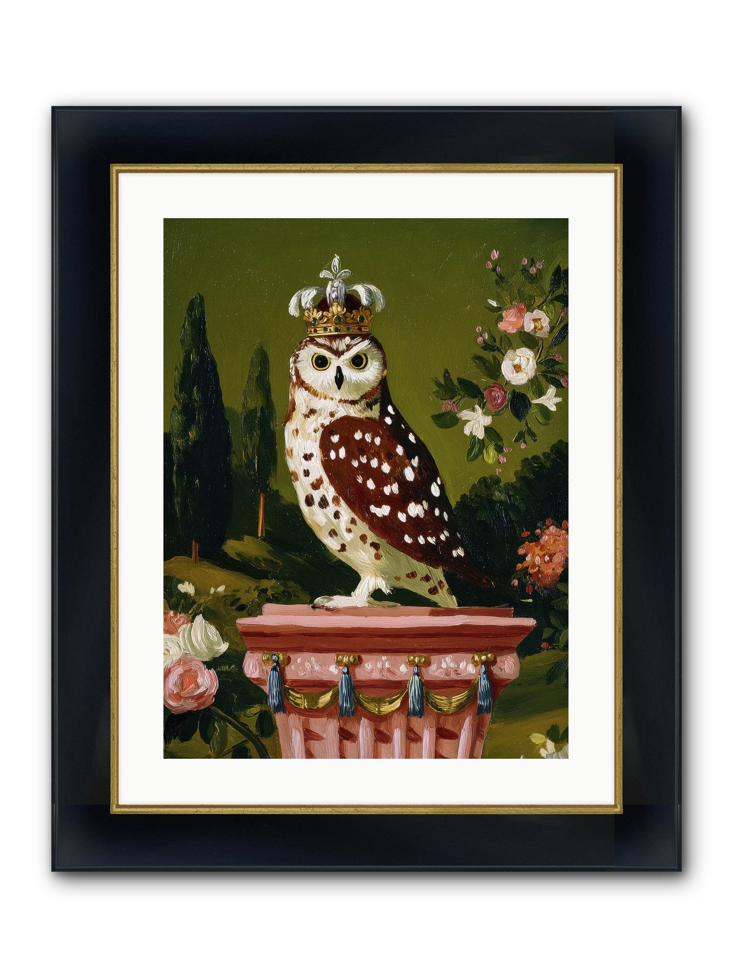 Magic Came To Call Framed Print - Wide Black w/Gold 18x24