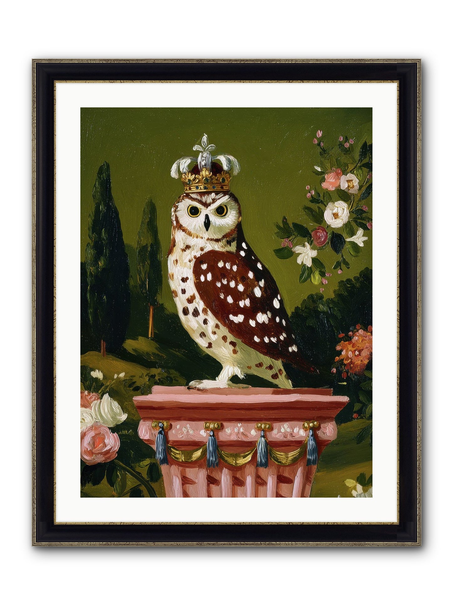 Magic Came To Call Framed Print - Black & Gold 24x32
